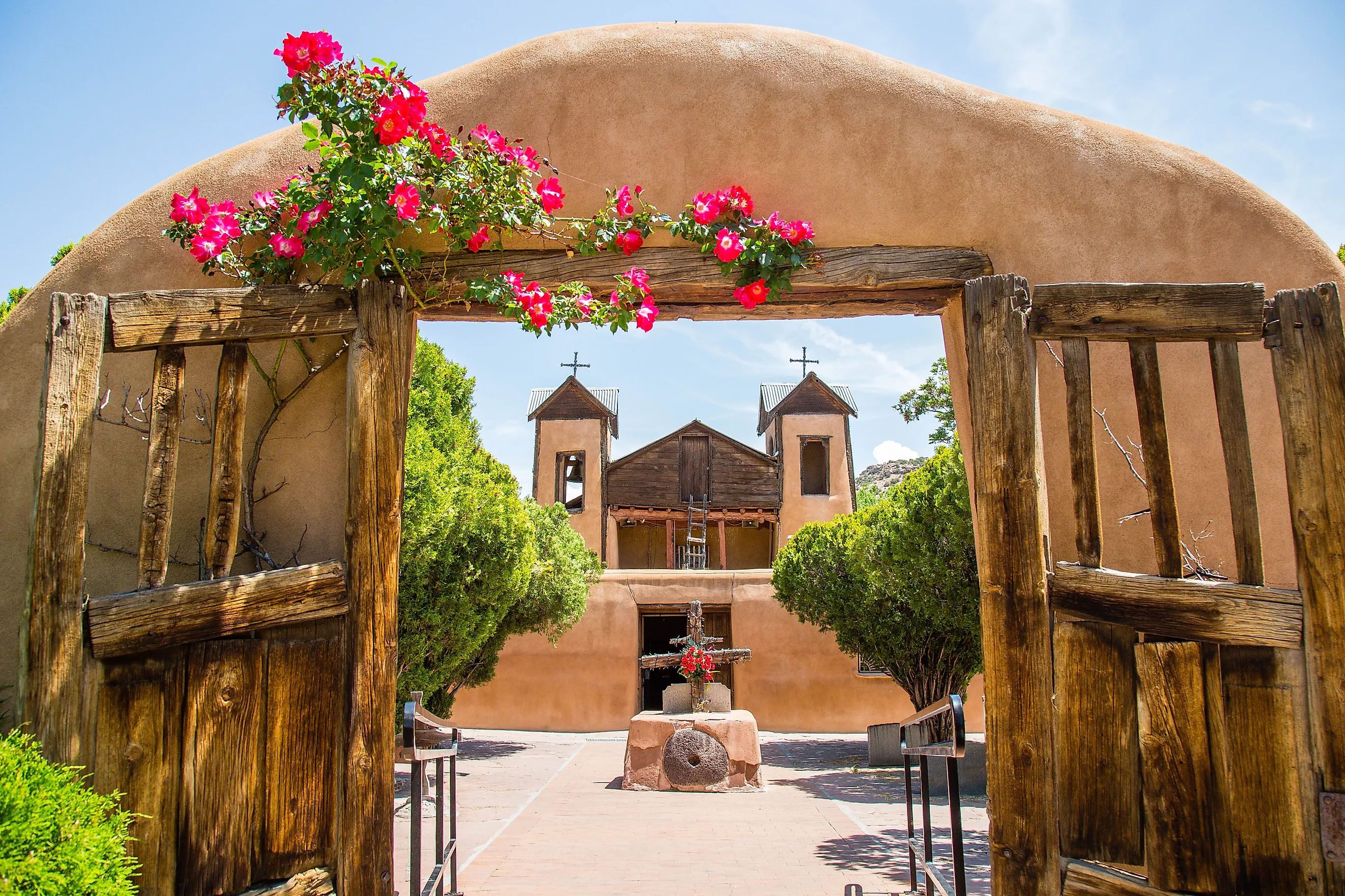 El Santuario de Chimayo pilgrimage site in New Mexico