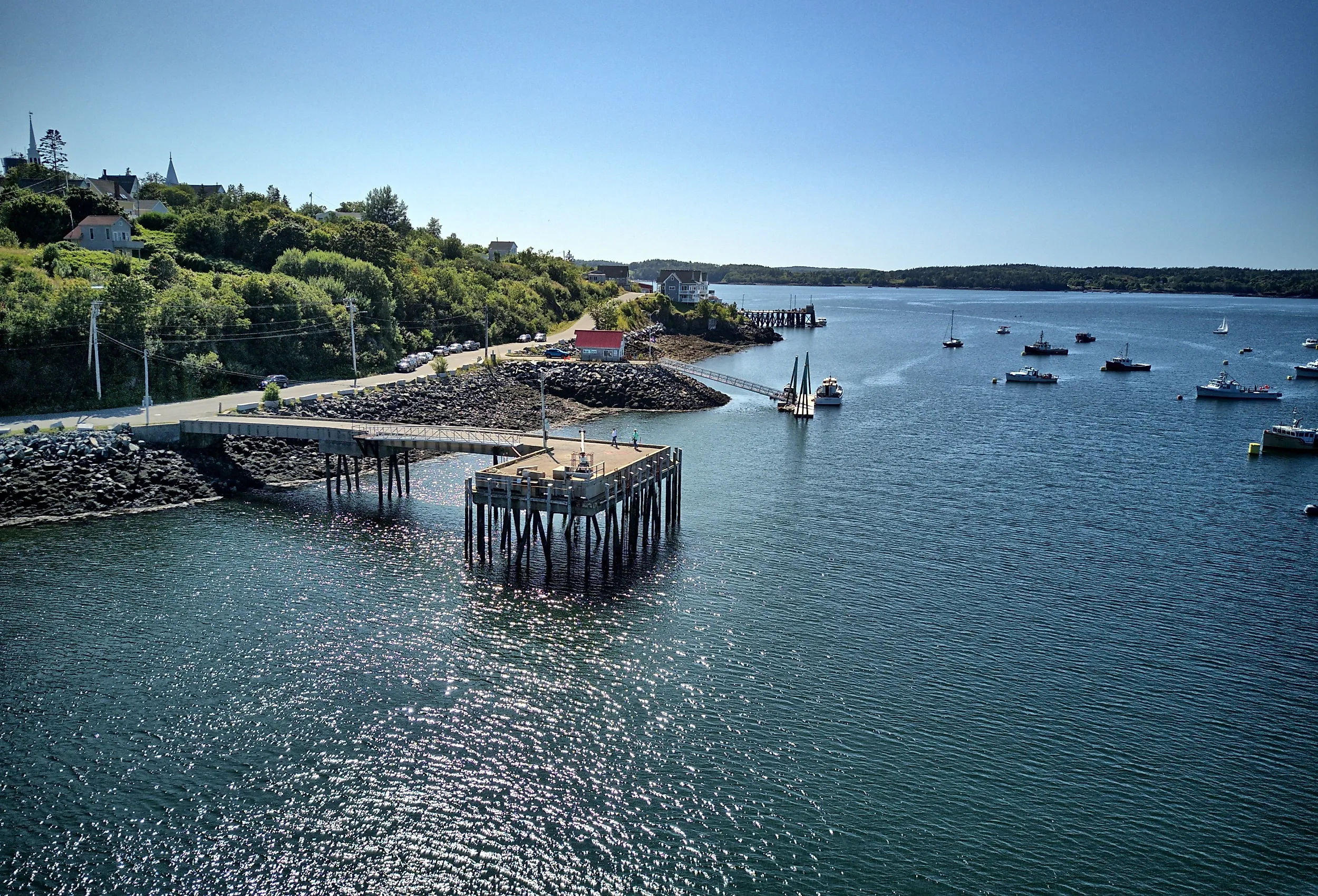 Lubec, Maine's historic waterfront
