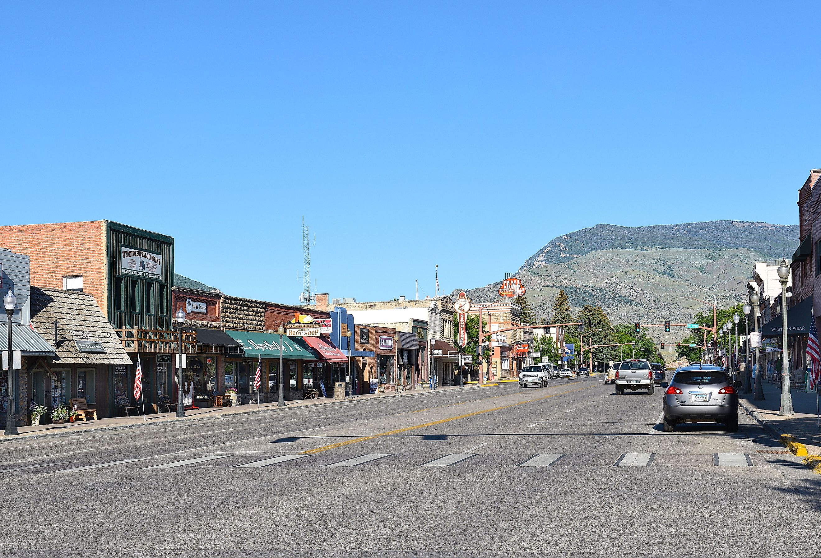 street view of town in wyoming