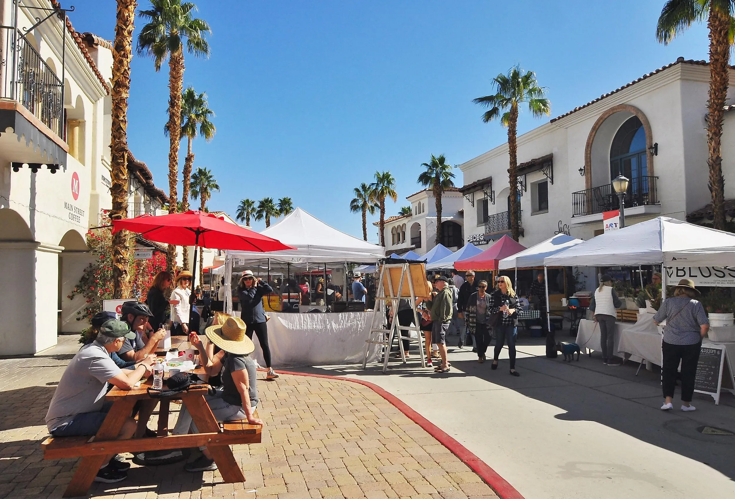 Farmer's market in La Quinta, California.