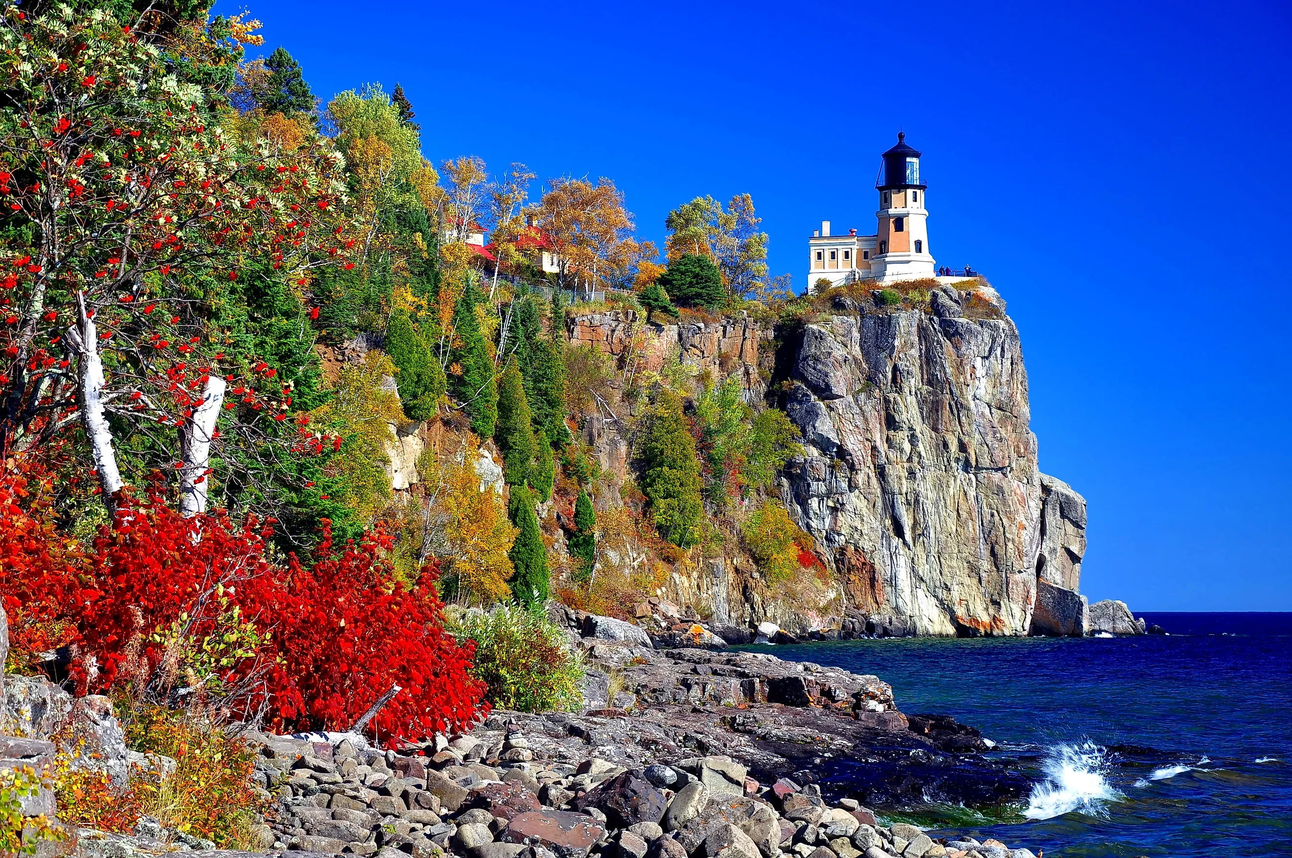 Split Rock Lighthouse in Minnesota.