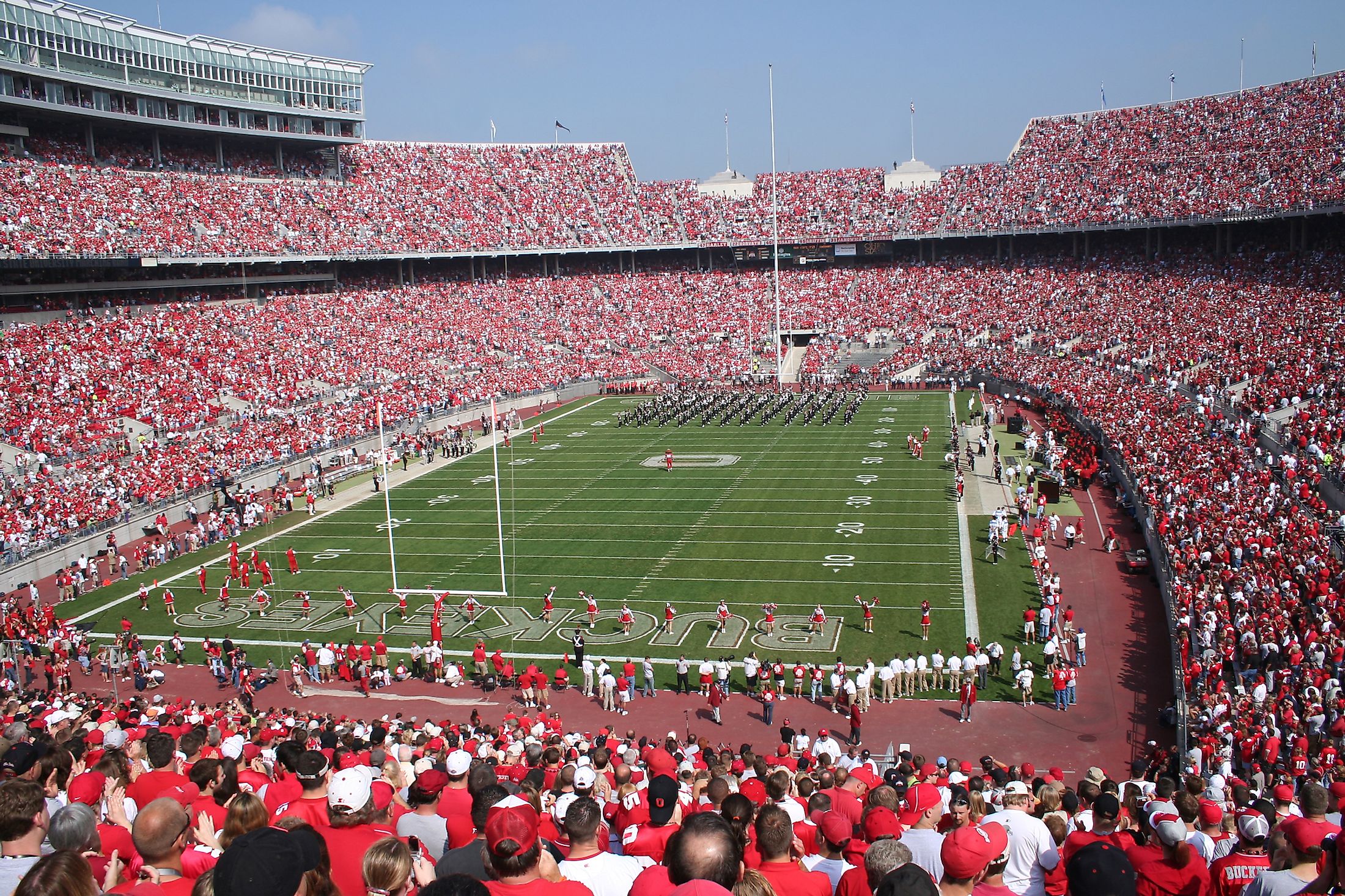 The Ohio Stadium is the world's fifth largest stadium. Editorial credit: aceshot1 / Shutterstock.com