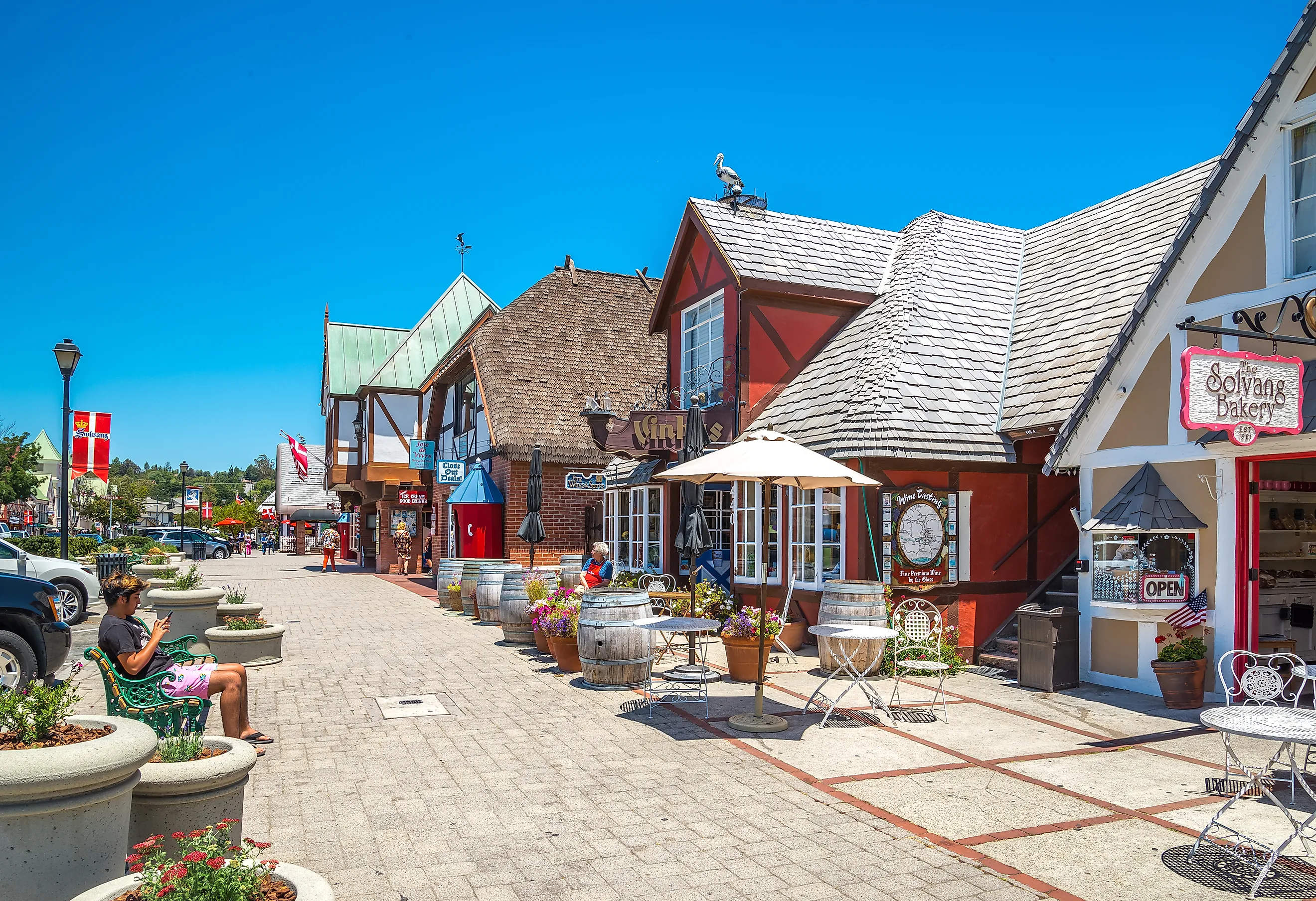 House in the Danish style, Solvang, California, village in Santa Barbara County, via NaughtyNut / Shutterstock.com