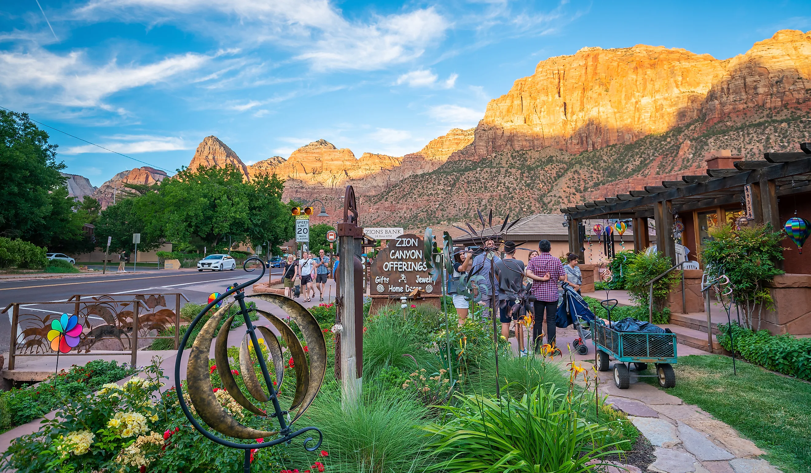Springdale, Utah, the gateway to Zion National Park. Image credit: f11photo / Shutterstock.com.