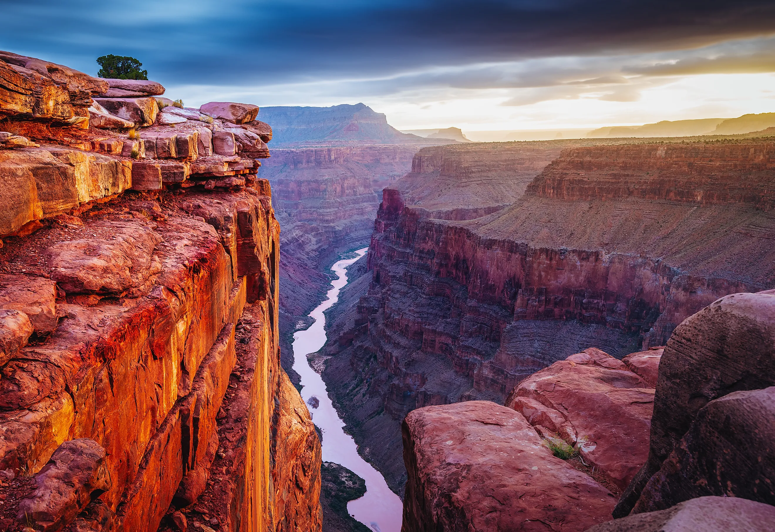 Experience the breathtaking view from Toroweap Overlook at the North Rim of the Grand Canyon,