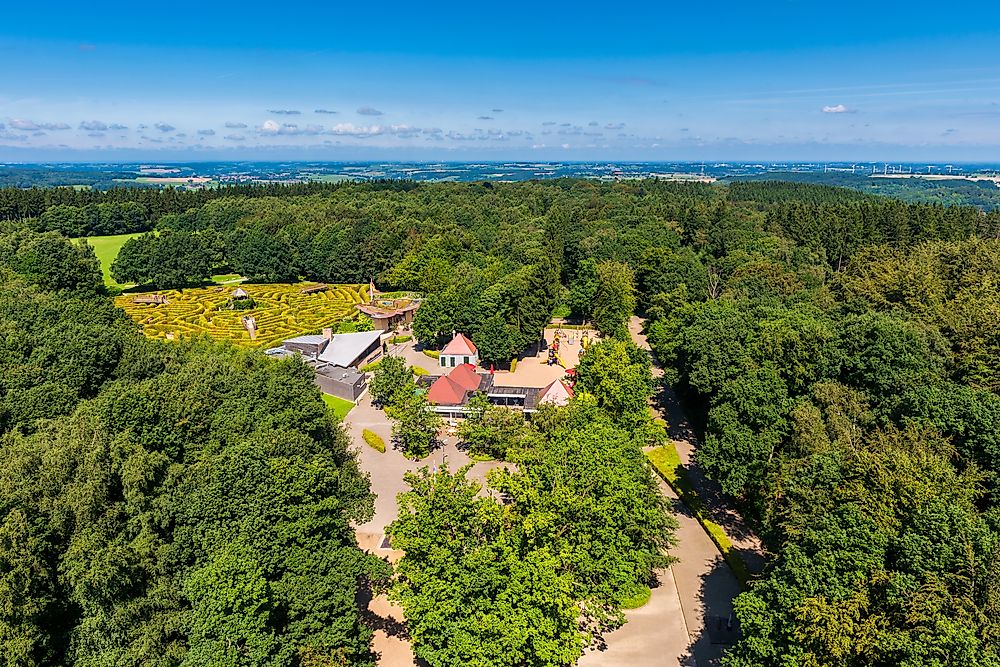 Vaalserberg, the highest point in the Netherlands.