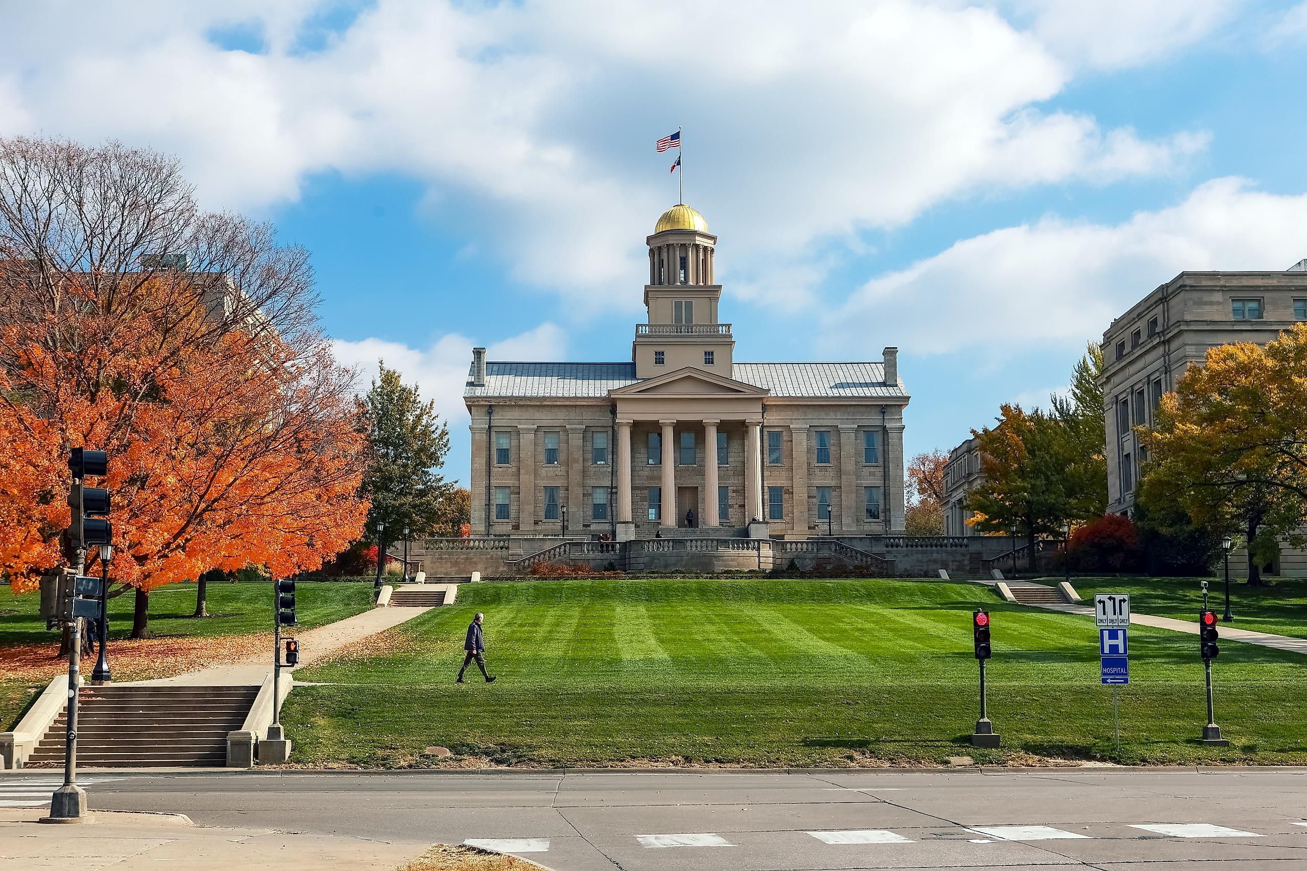 Old Capitol building downtown Iowa City