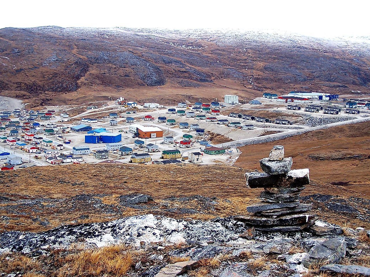 Salluit settlement, the second northernmost Inuit community in Quebec, Canada. Image credit: Louis Carrier/Wikimedia.org