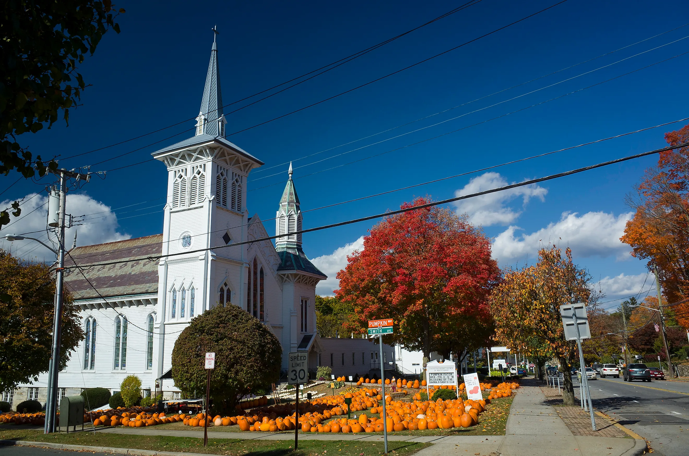 United Methodist Church and Parsonage of Mount Kisco. Image credit: david lada / Shutterstock.com.