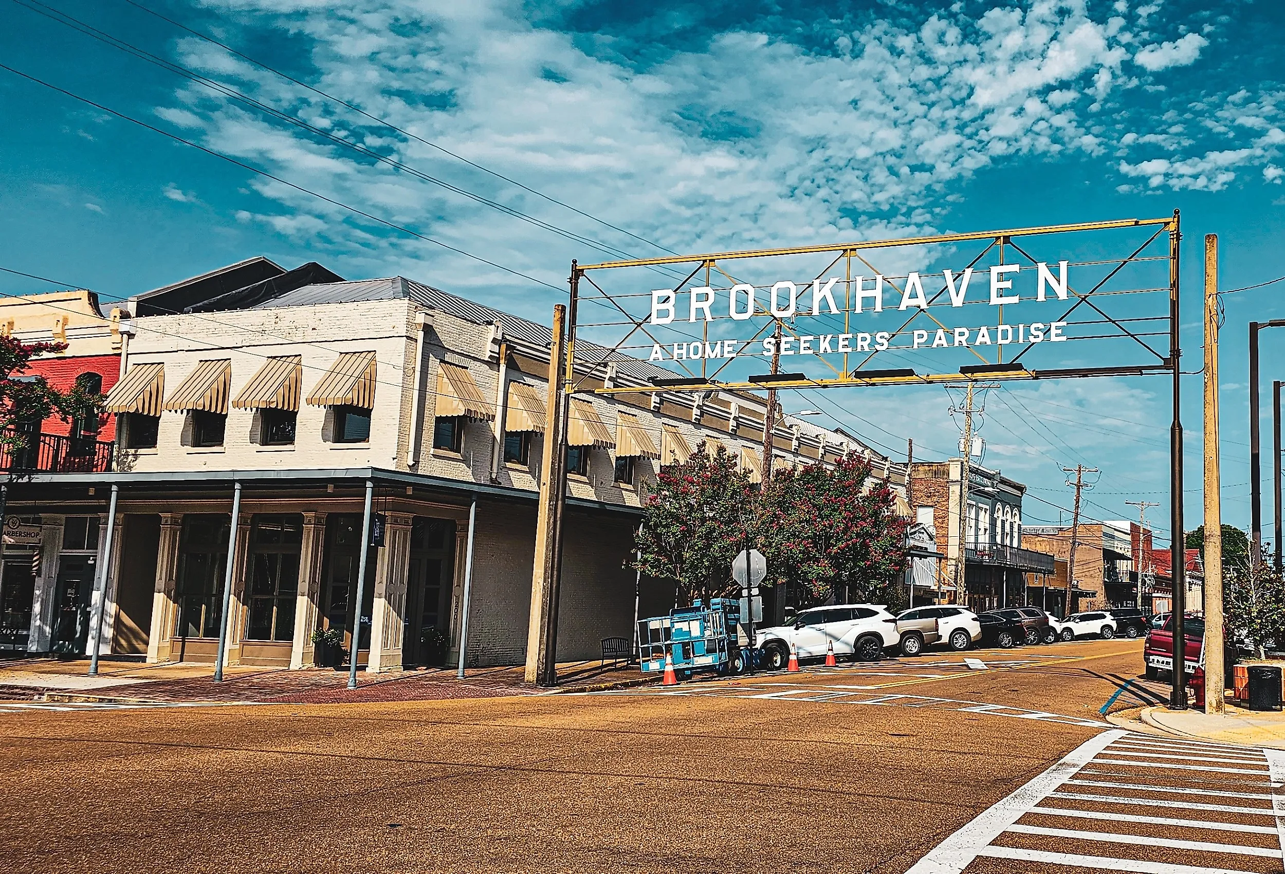 Downtown Brookhaven, Mississippi. Image credit VioletSkyAdventures via Shutterstock