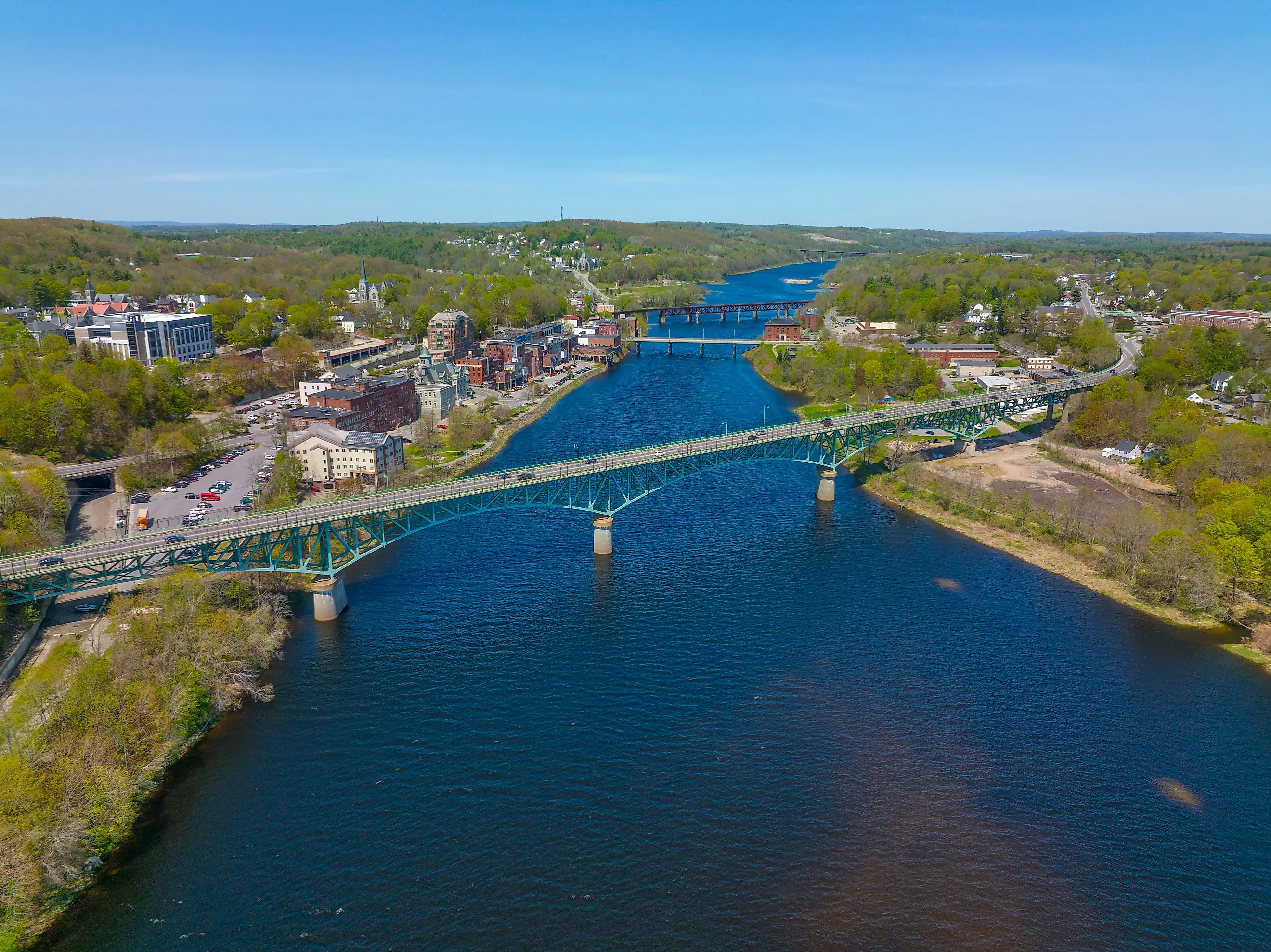 Augusta, Maine, on the Kennebec River,