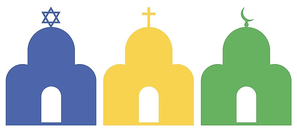 Christianity, Islam, and Judaism are the largest Abrahamic religions.