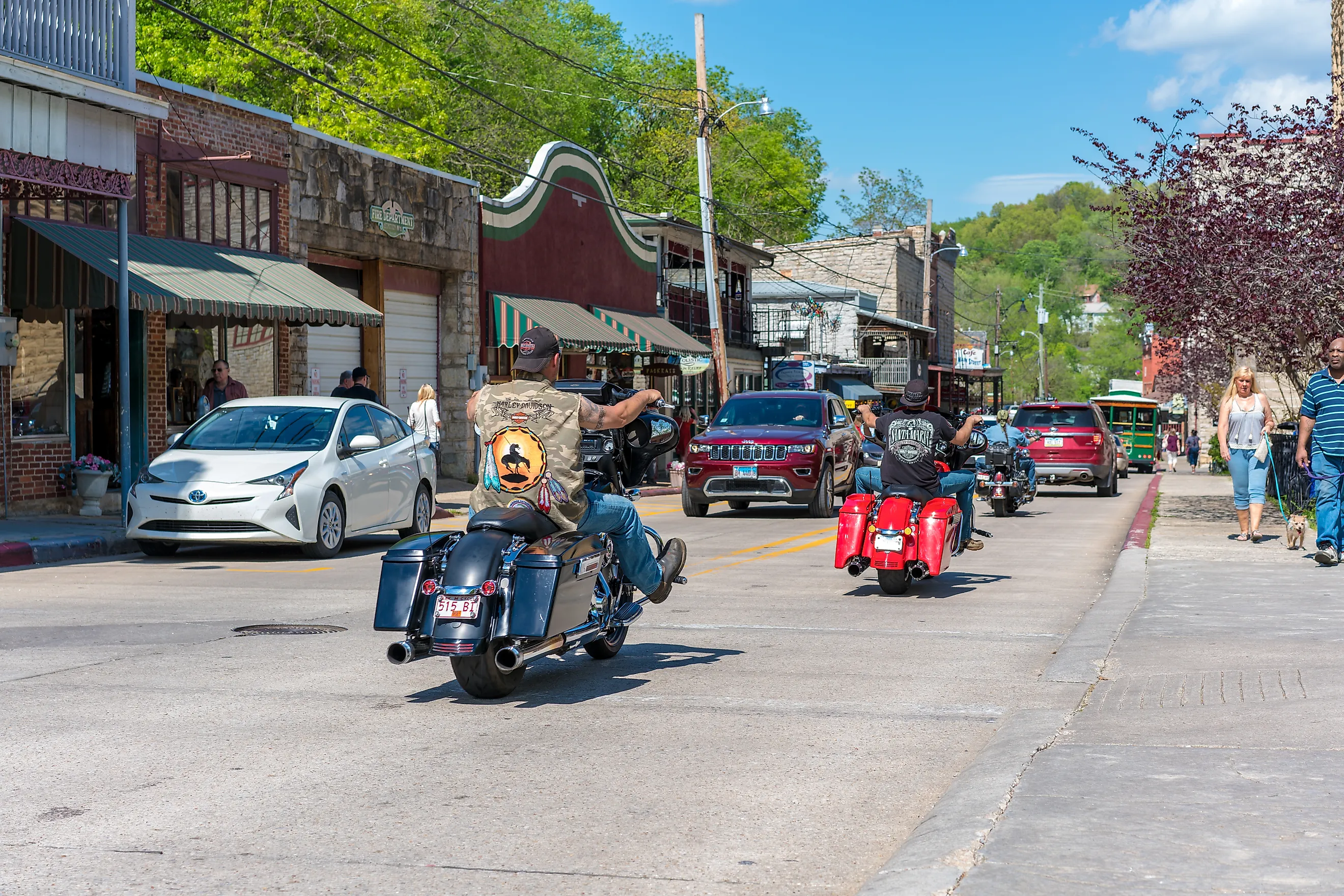 Downtown Eureka Springs, Arkansas.