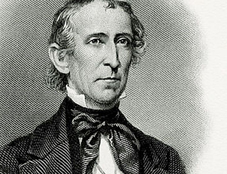 A portrait of John Tyler while serving in the office of U.S. President.