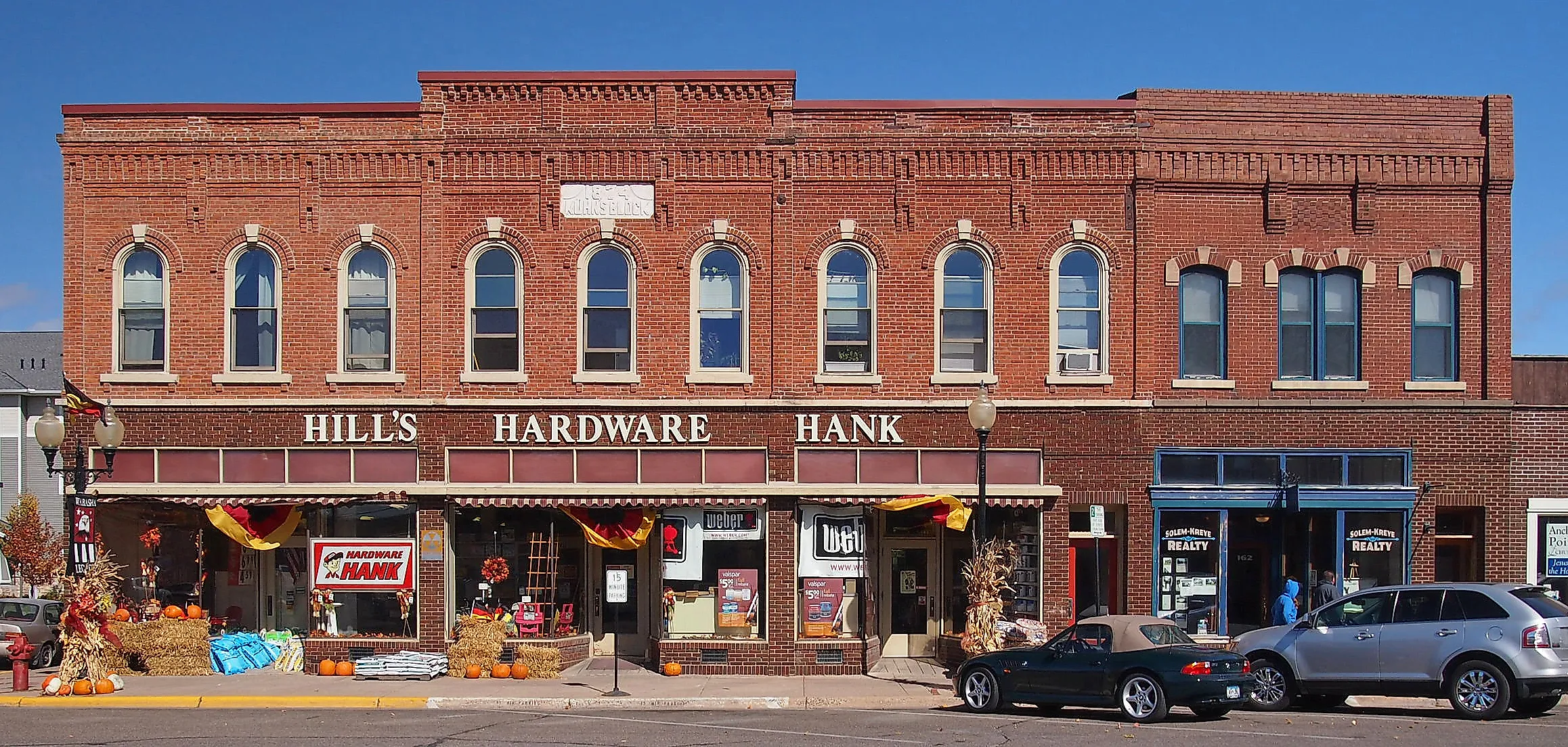 Downtown Wabasha, Minnesota. (Credit: McGhiever, CC BY-SA 4.0, via Wikimedia Commons)