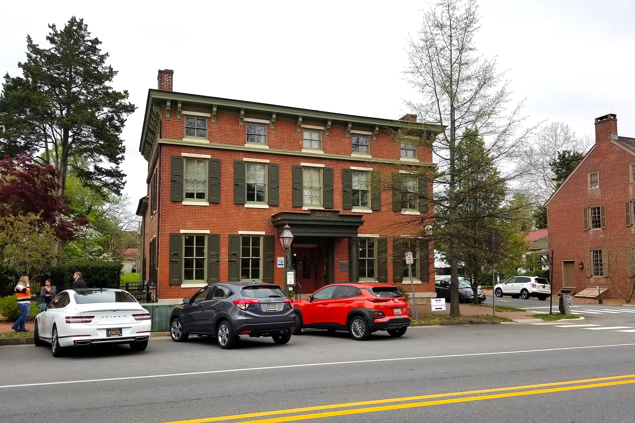 The historic Odessa Bank on Main Street in Odessa, Delaware. Image credit: Khairil Azhar Junos / Shutterstock.com