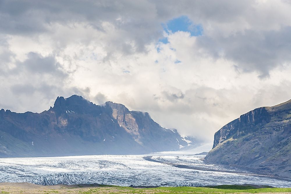 Skaftafell preservation area.