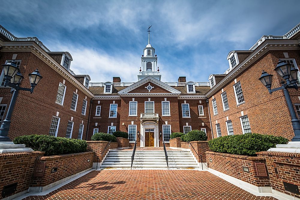 The Delaware State Capitol Building, Dover.