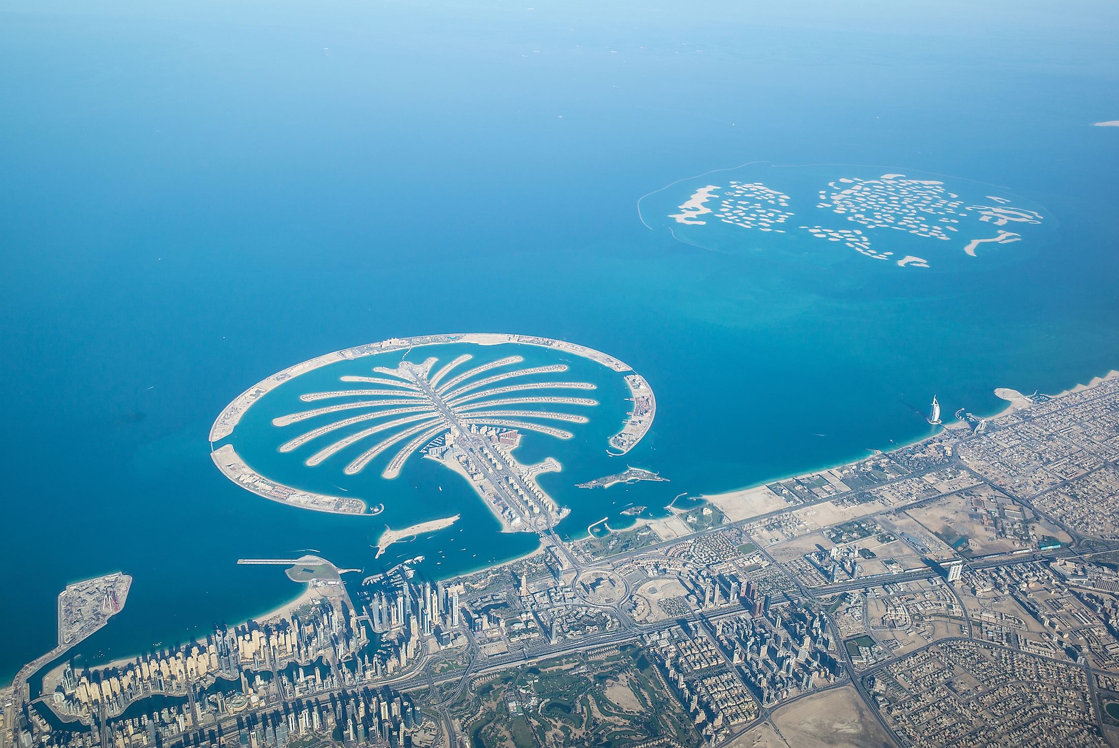 Dubai islands.