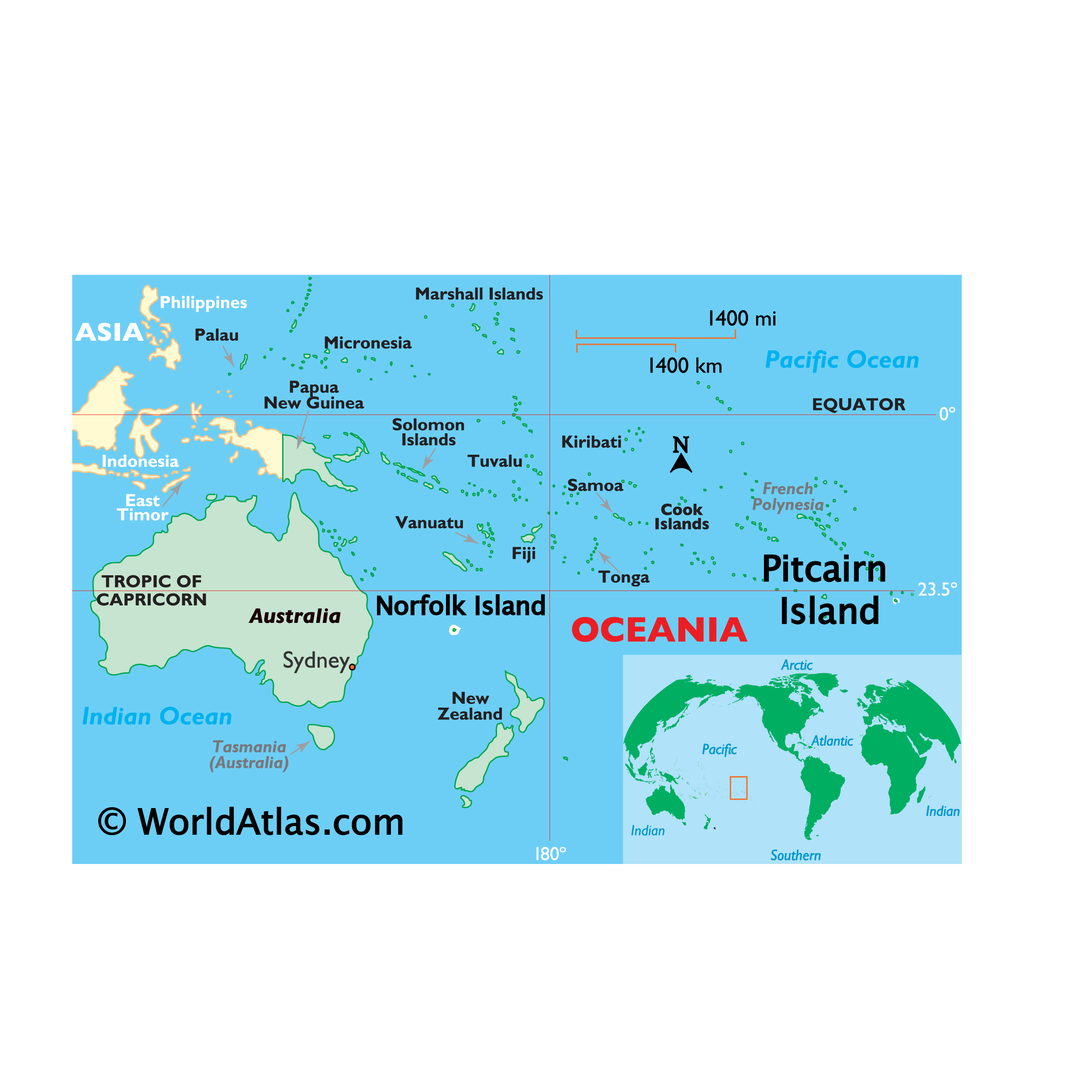 Pitcairn Maps & Facts - World Atlas