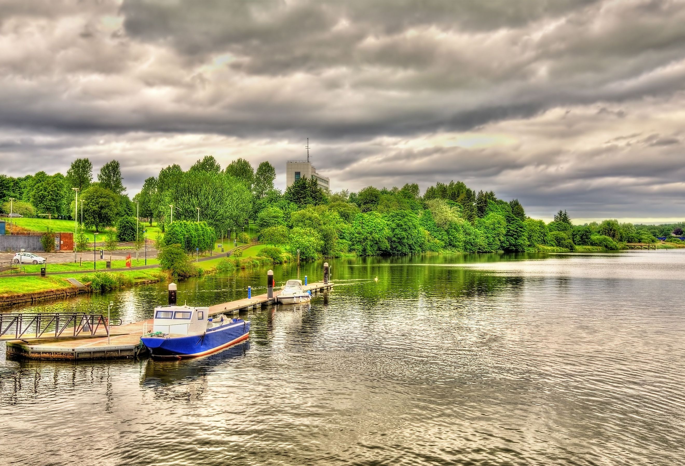River Bann from Coleraine. Image credit Leonid Andronov via Shutterstock.