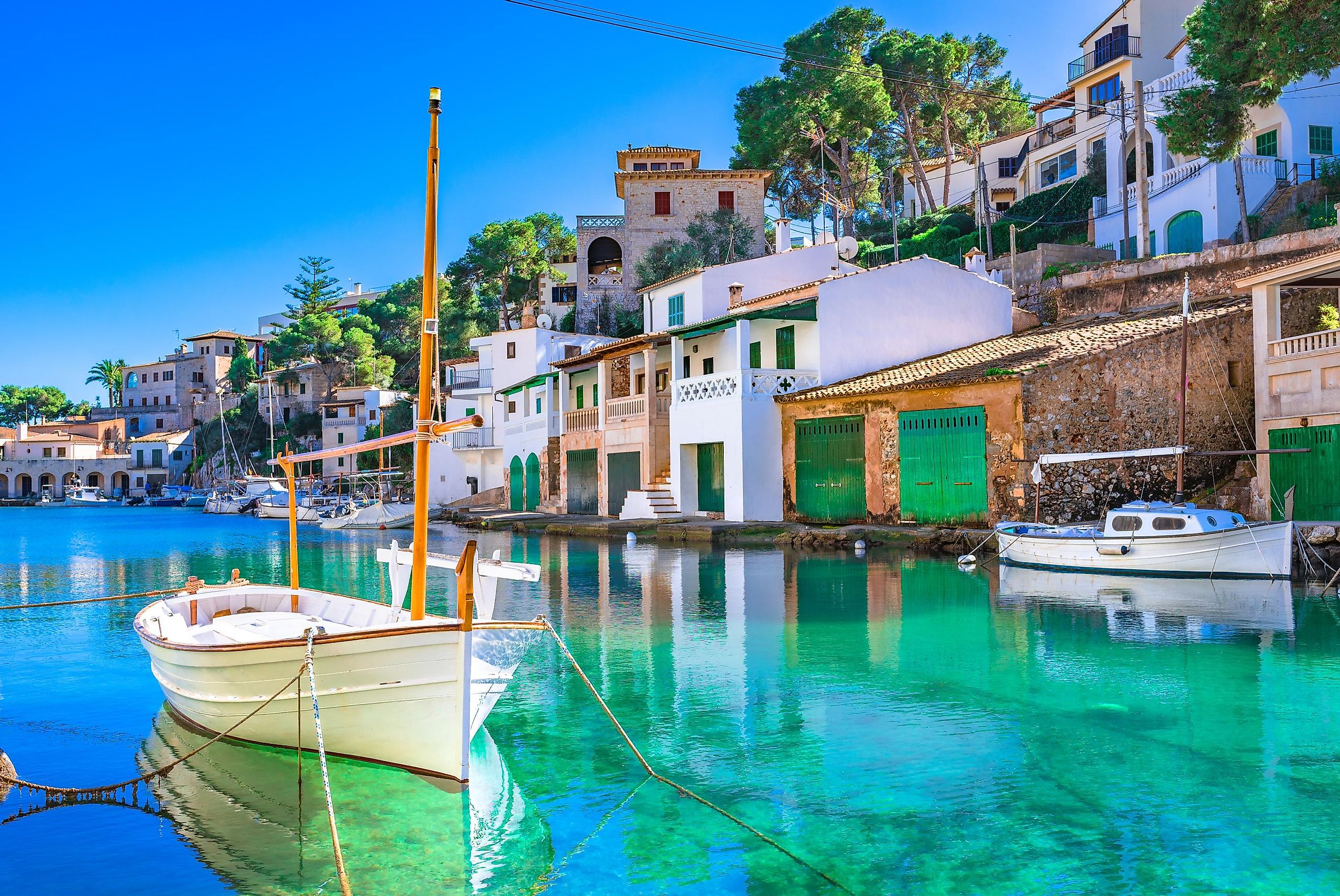 Cala Figuera Fishing Harbor Mallorca Balearic Islands Spain Vulcano 