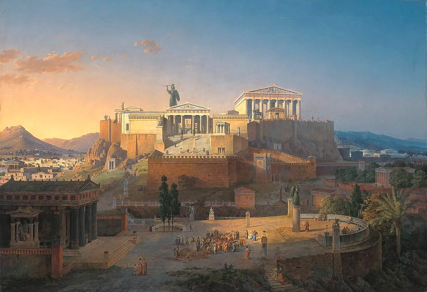 The Acropolis imagined in an 1846 painting by Leo von Klenze.