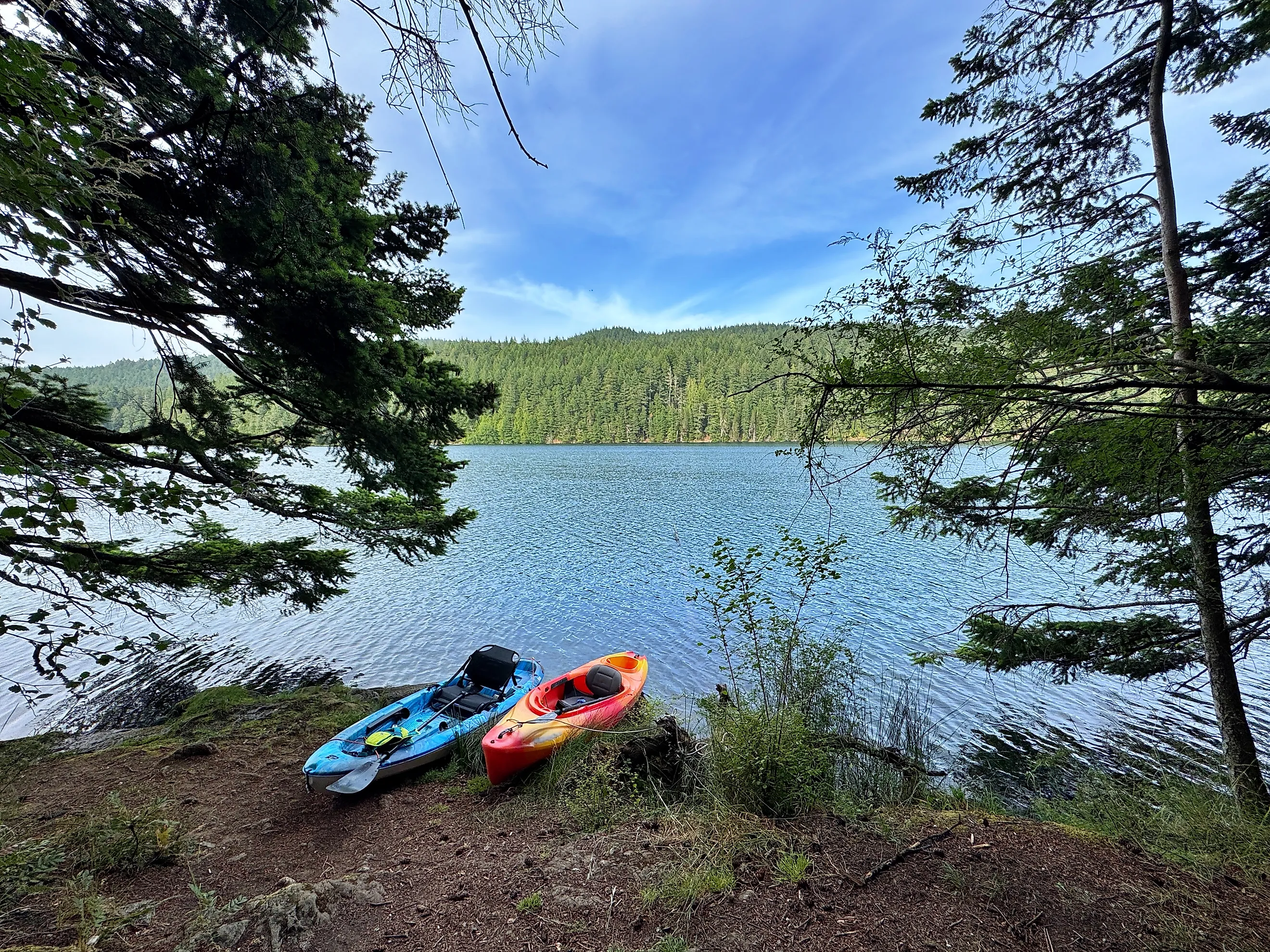 Mountain Lake in Moran State Park on Orcas Island, Washington State.