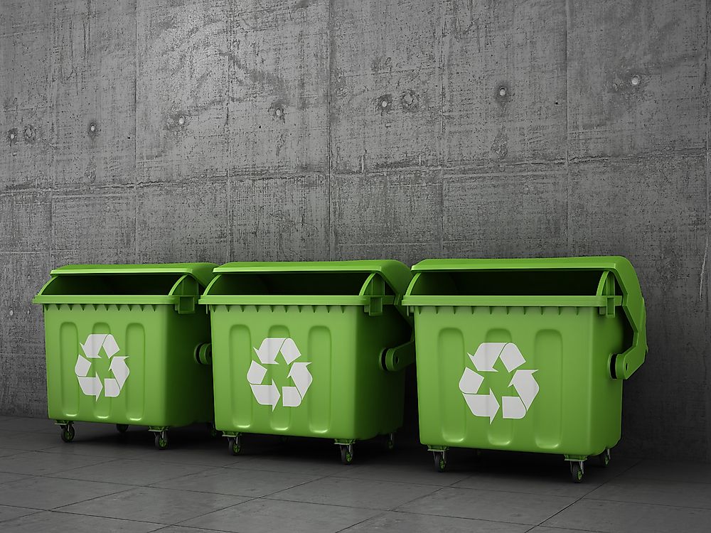 Recycling has grown in popularity in recent years.
