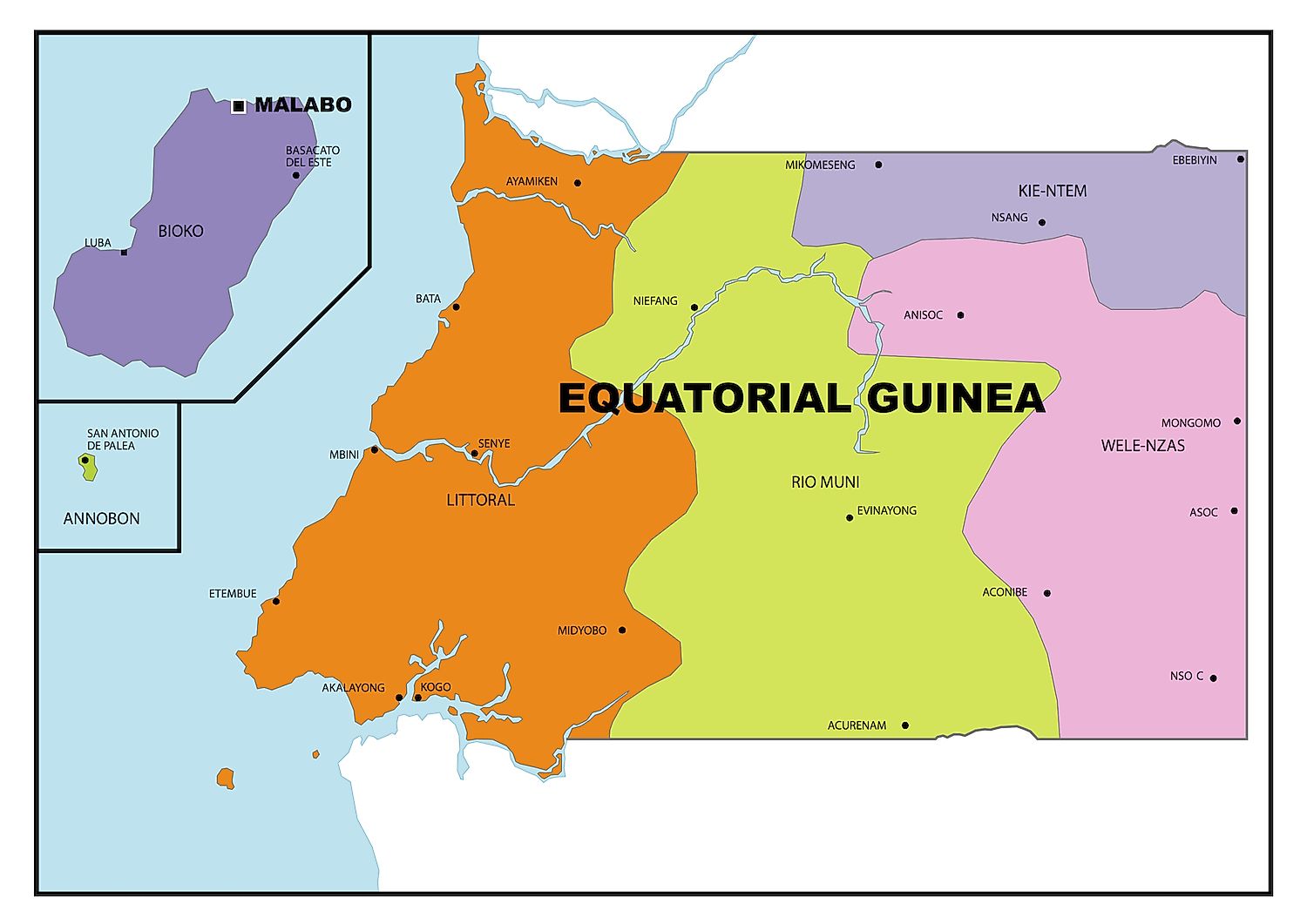 Equatorial Guinea Maps Facts World Atlas Equatorial Guinea Maps Facts World Atlas