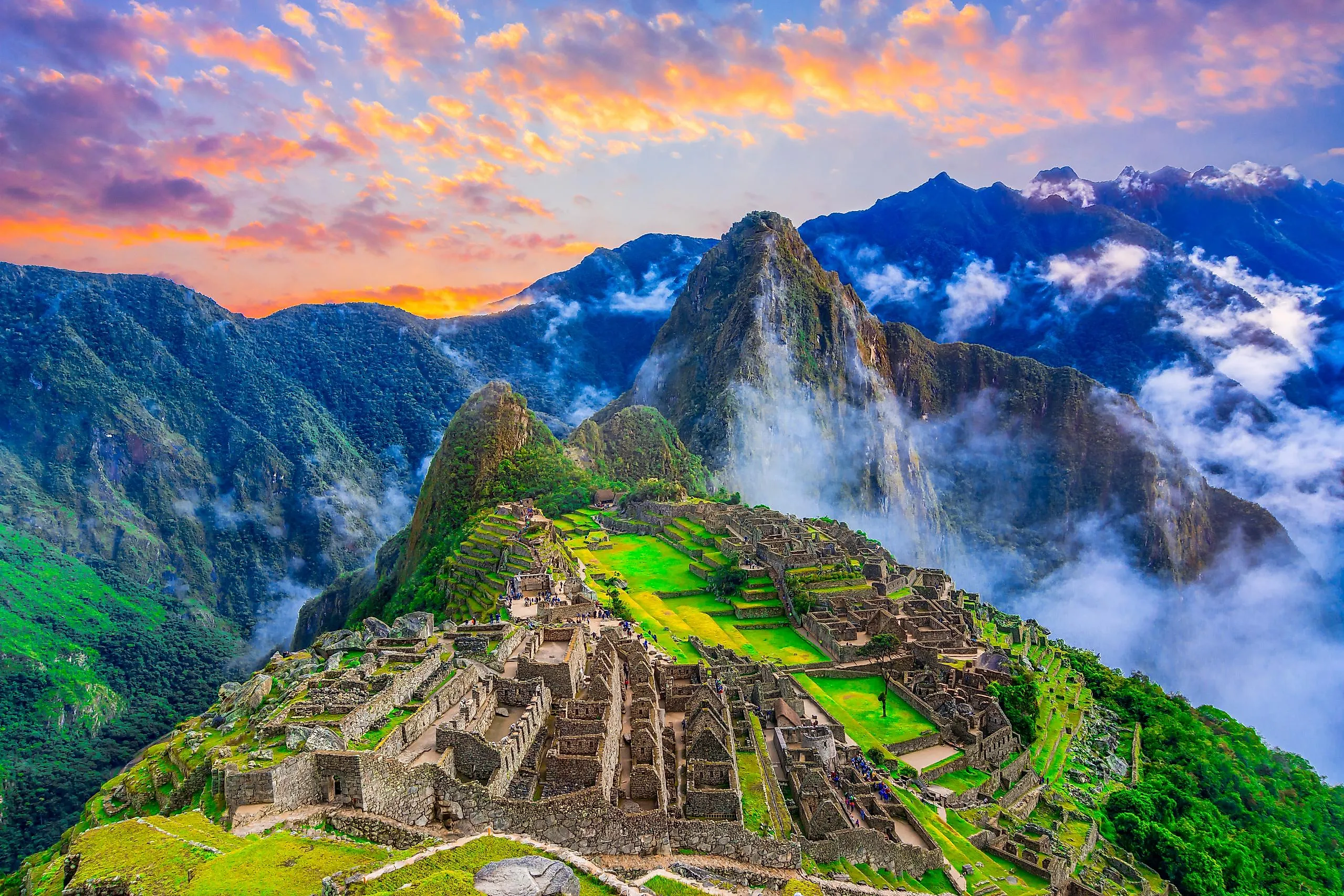 The ancient city of Machu Picchu was once part of the formidable Inca Empire.