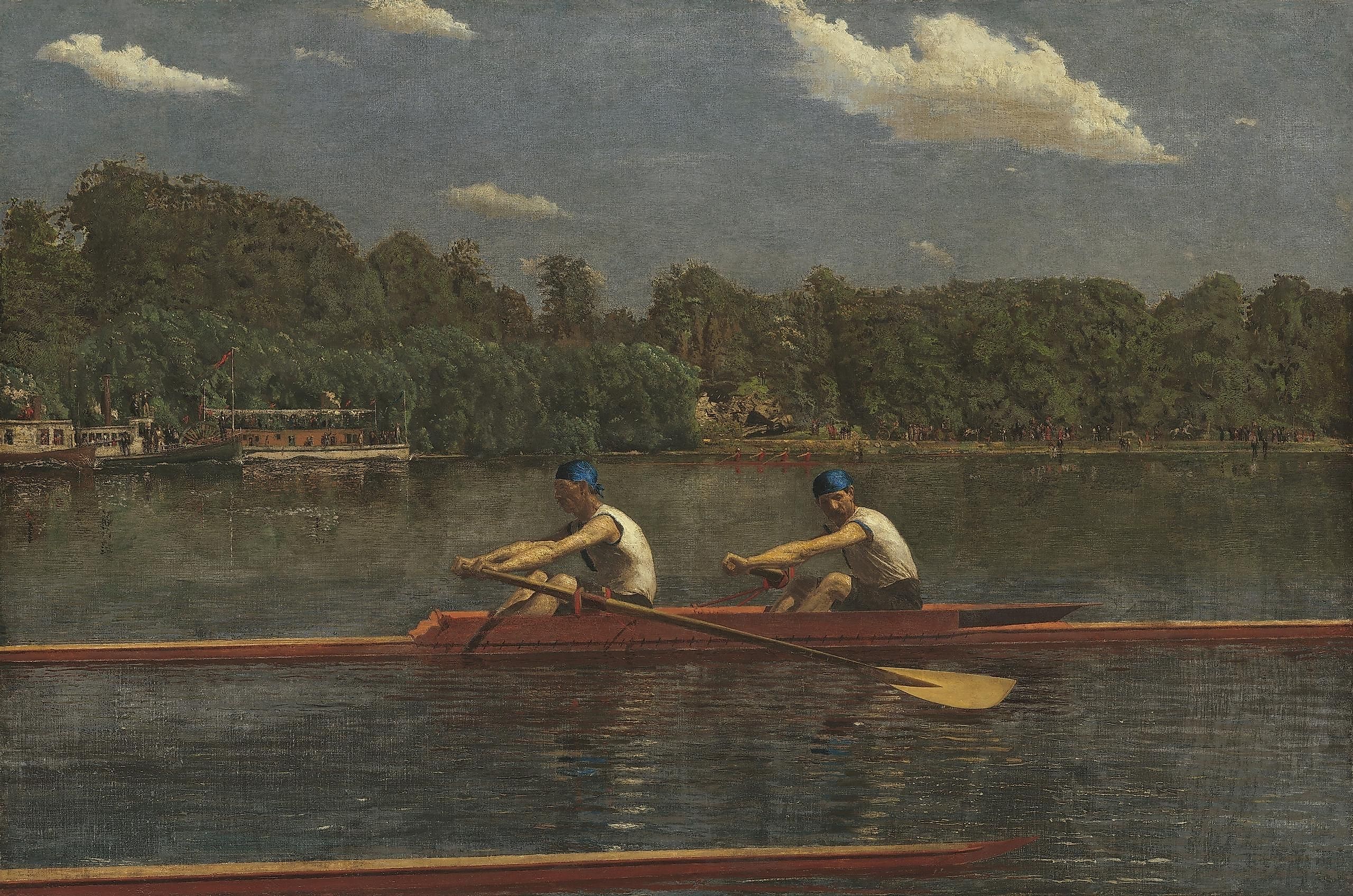 Thomas Eakins, "the Biglin Brothers Racing".