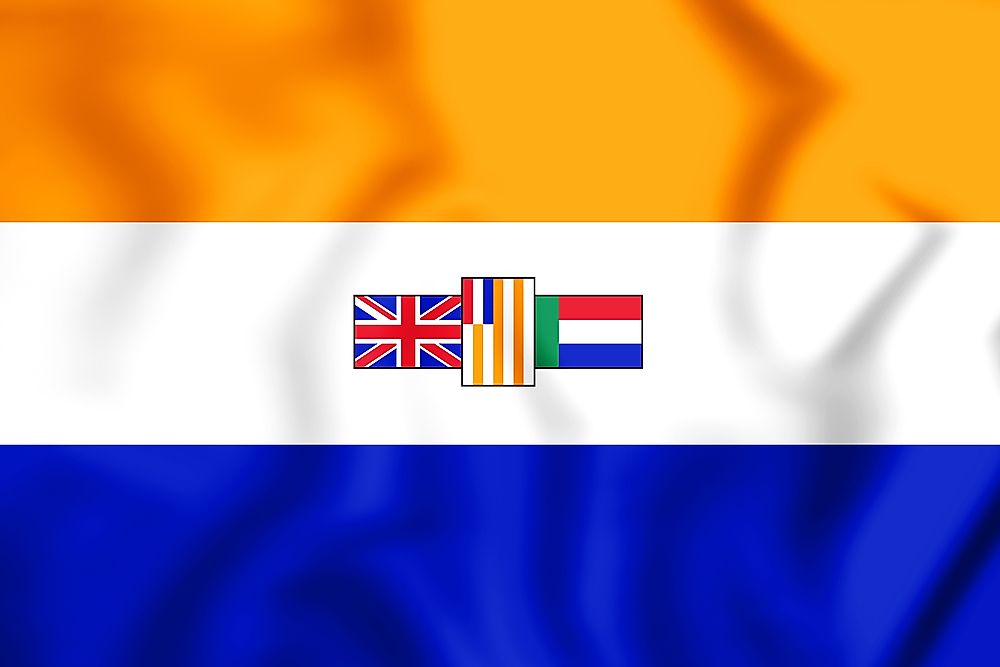 The flag formerly held by South Africa.