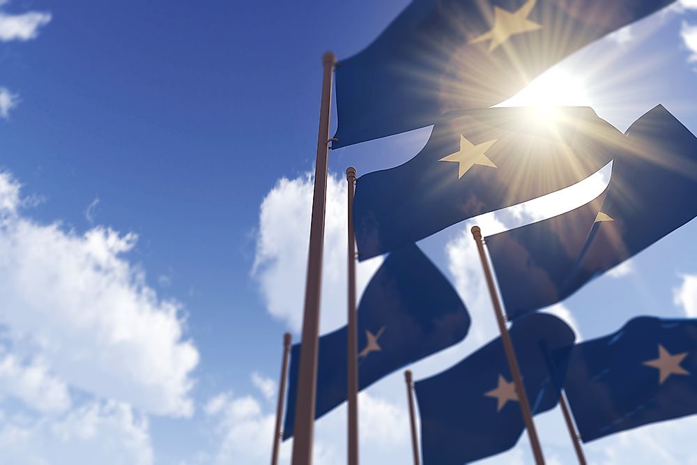 The Somalian flag.