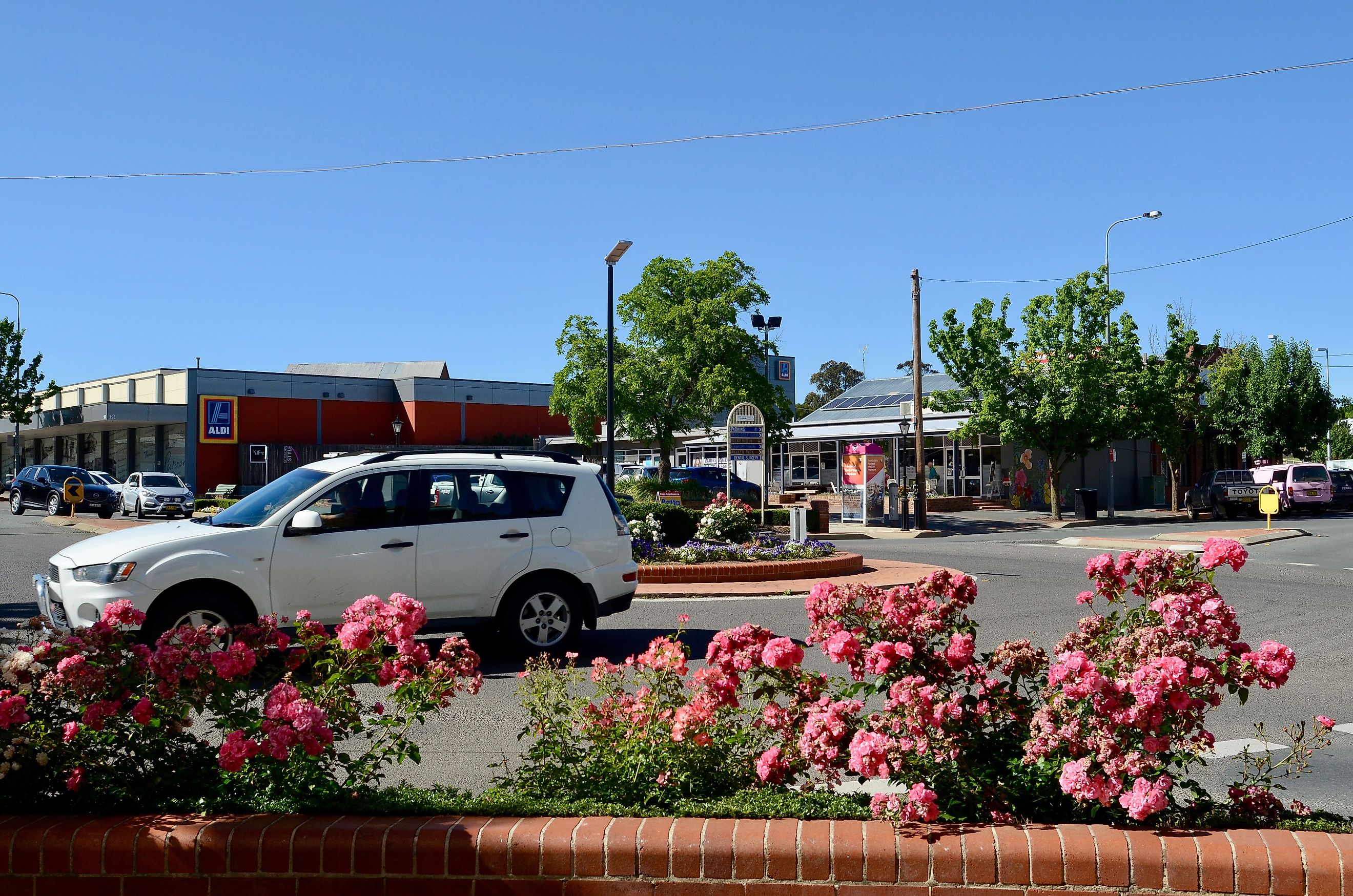 Yass, New South Wales. A view of Comur Street in the town of Yass, NSW. 