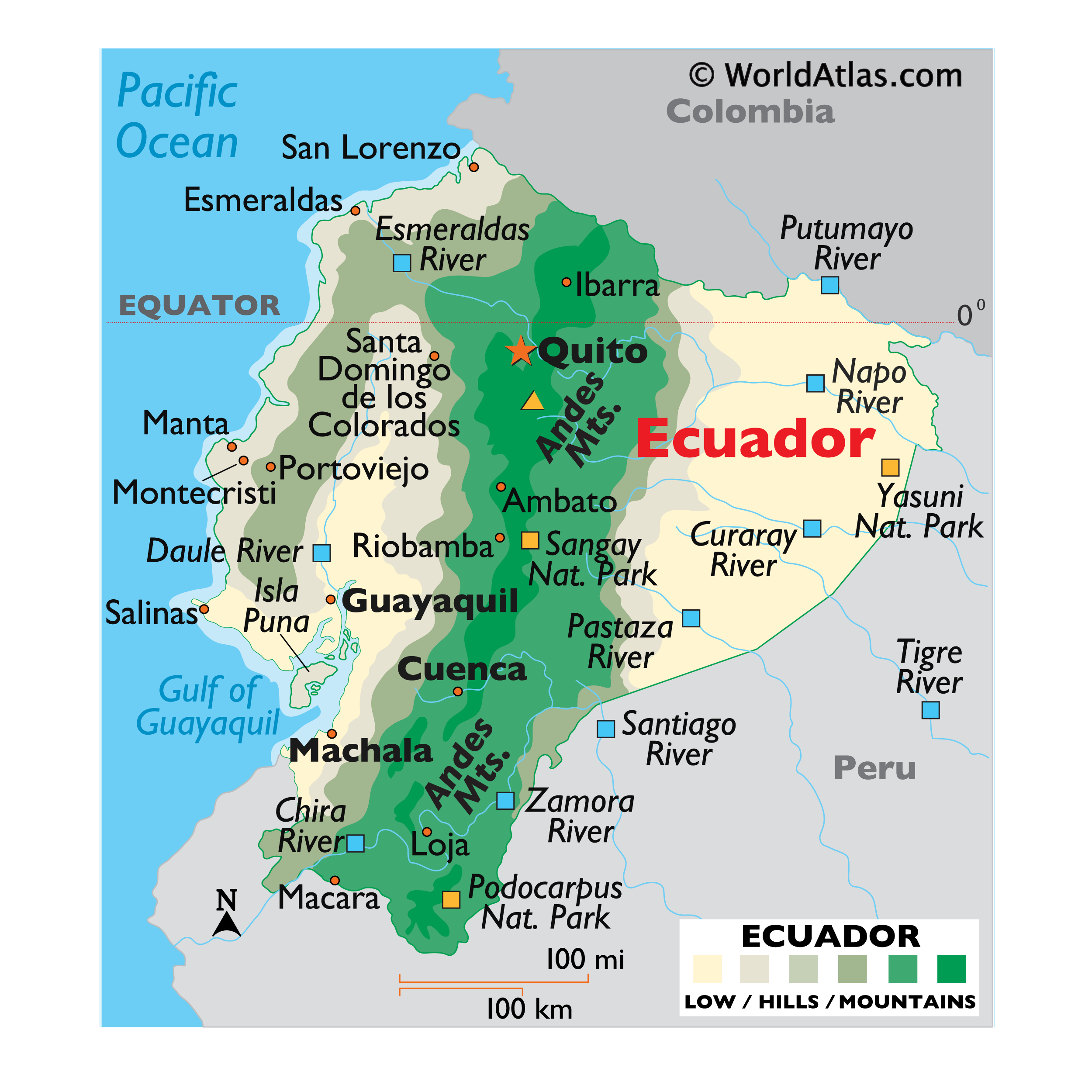 Ecuador Maps & Facts - World Atlas