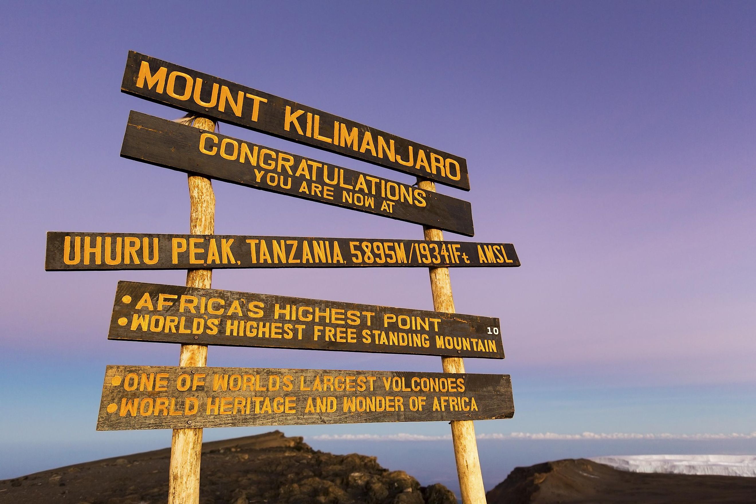 Mount Kilimanjaro is a tautological place.