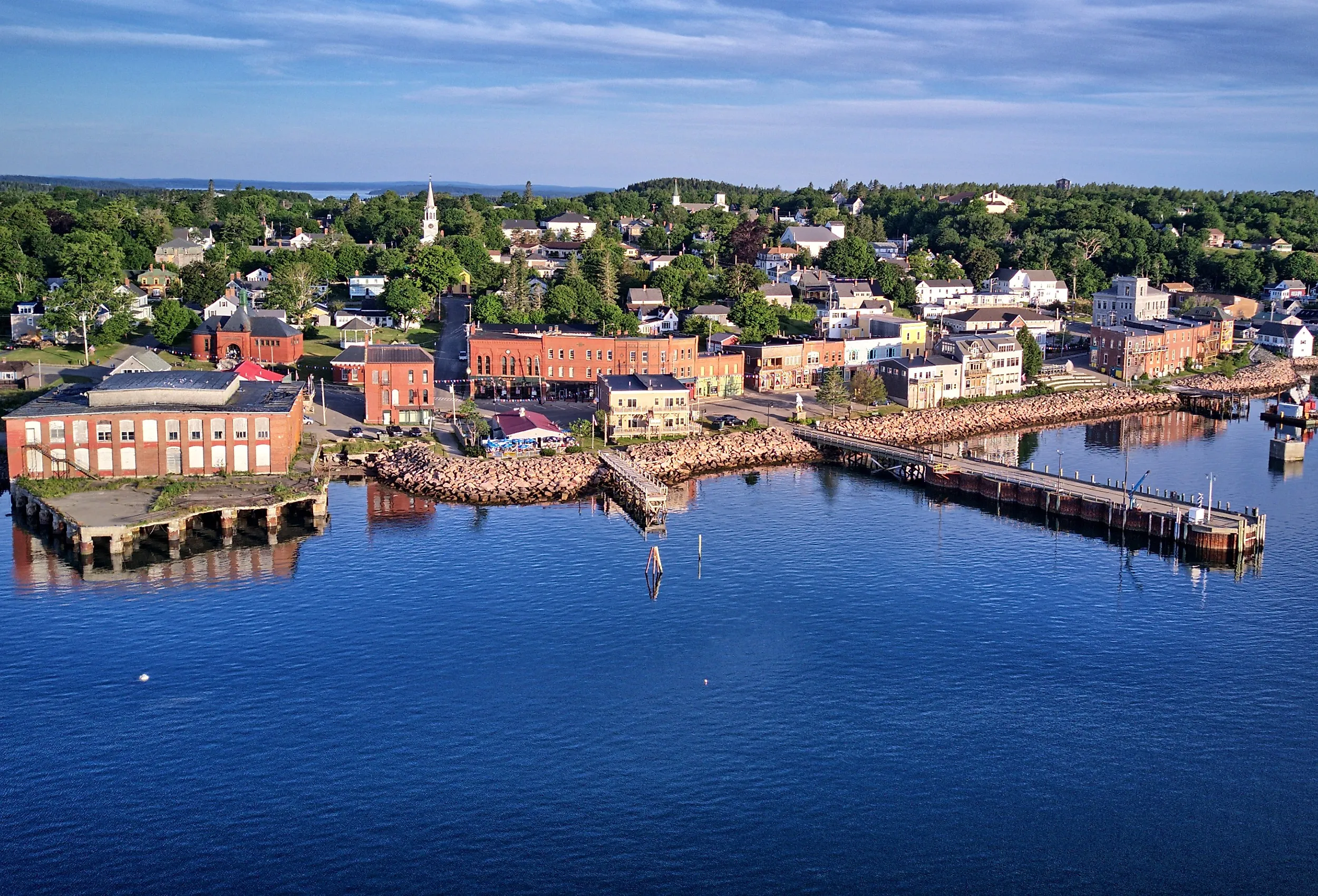 Overlooking Eastport, Maine.