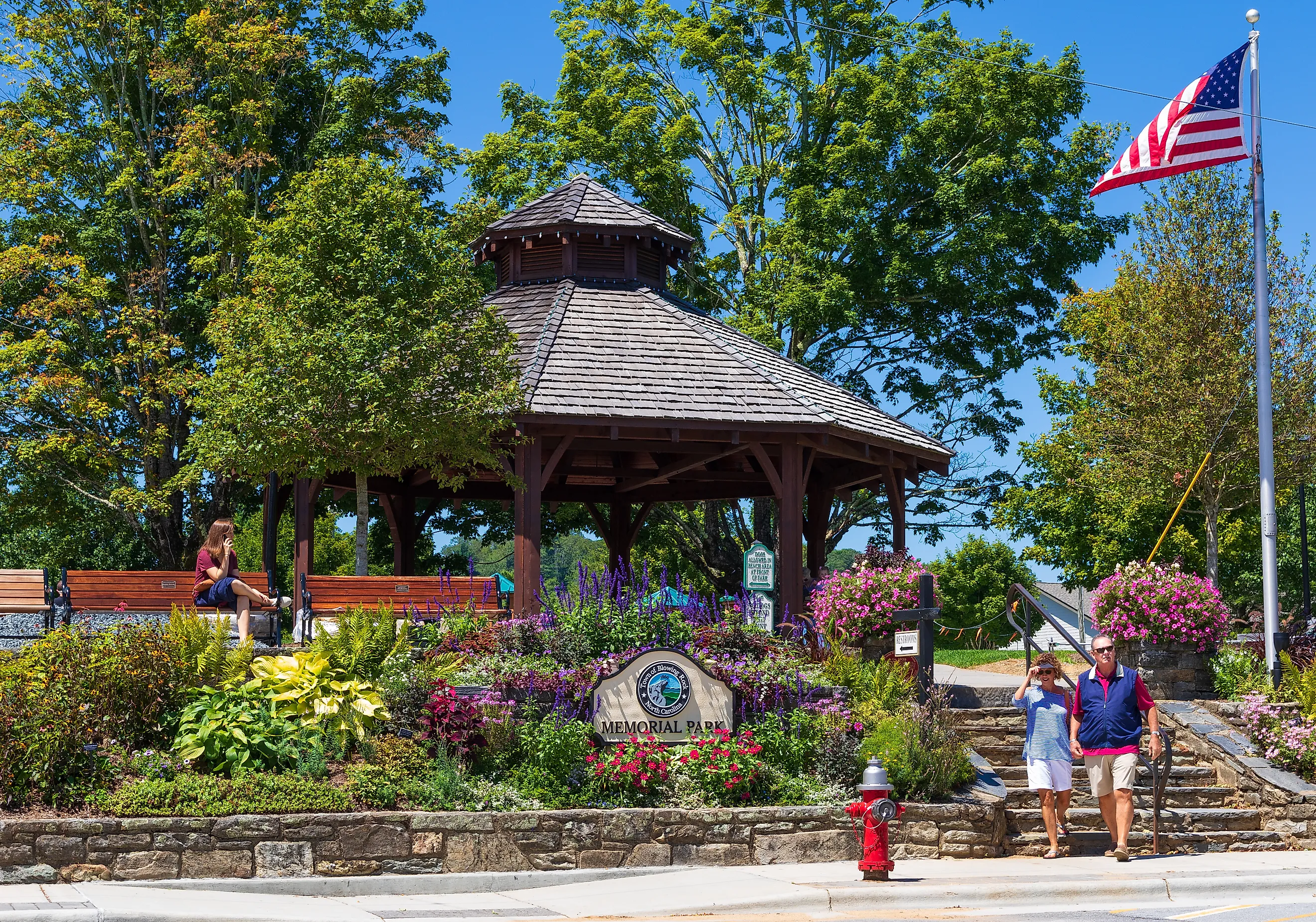 City Park in Blowing Rock, North Carolina. Editorial credit: J. Michael Jones, Shutterstock.com
