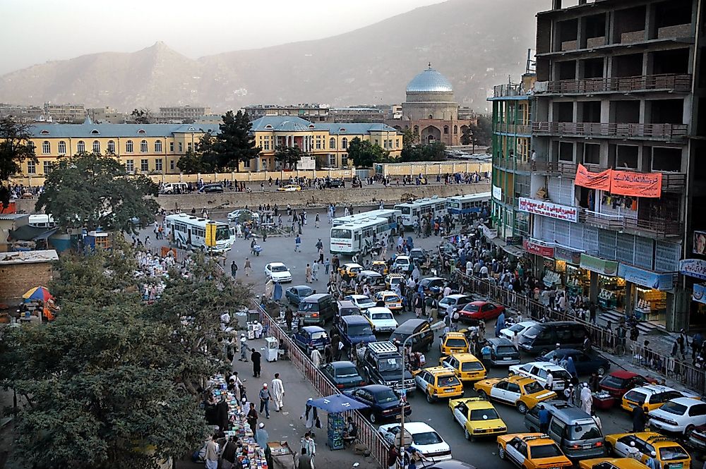 Kabul, the capital city of Afghanistan. Editorial credit: Jono Photography / Shutterstock.com.