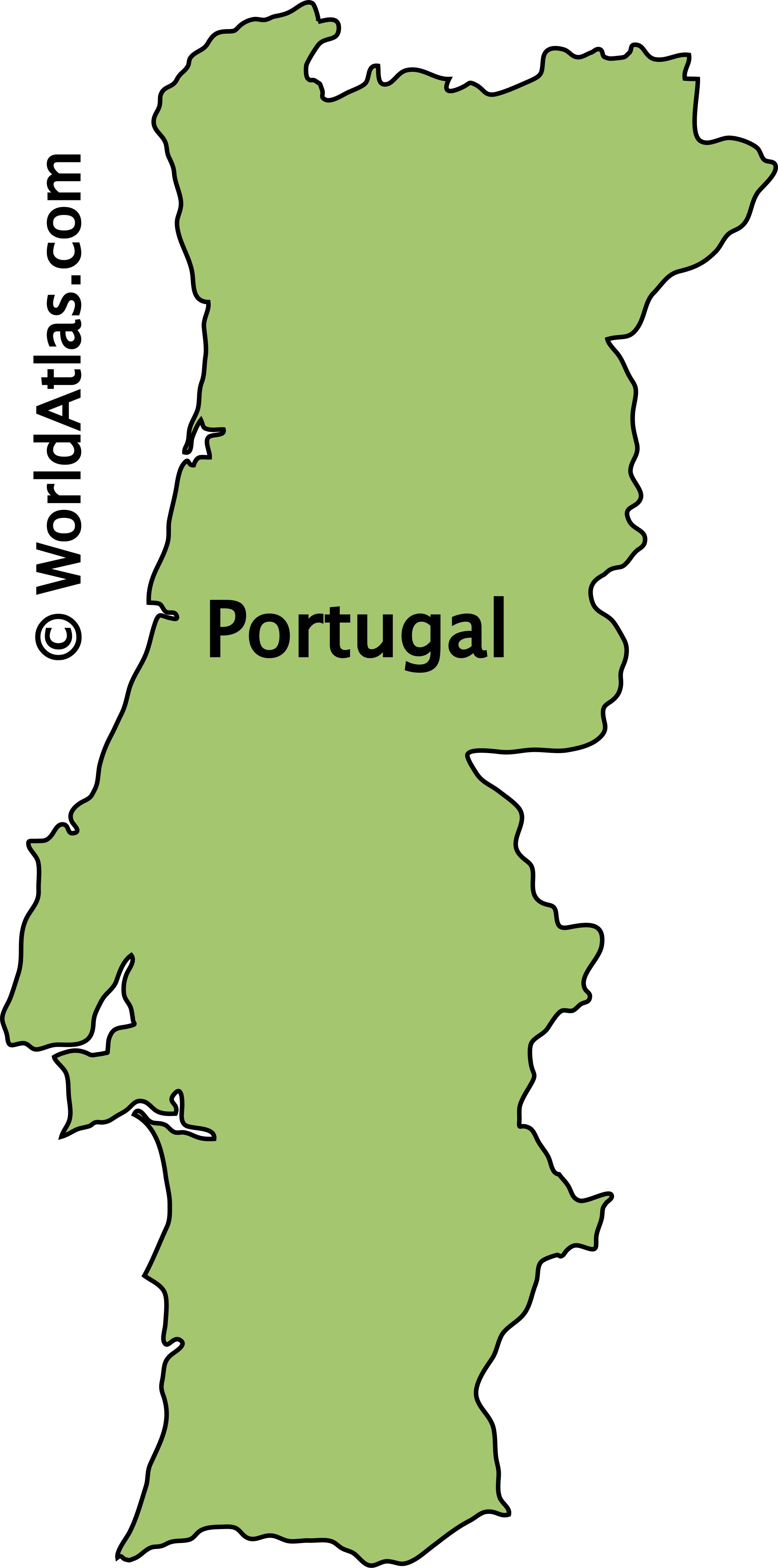 Map of Portugal