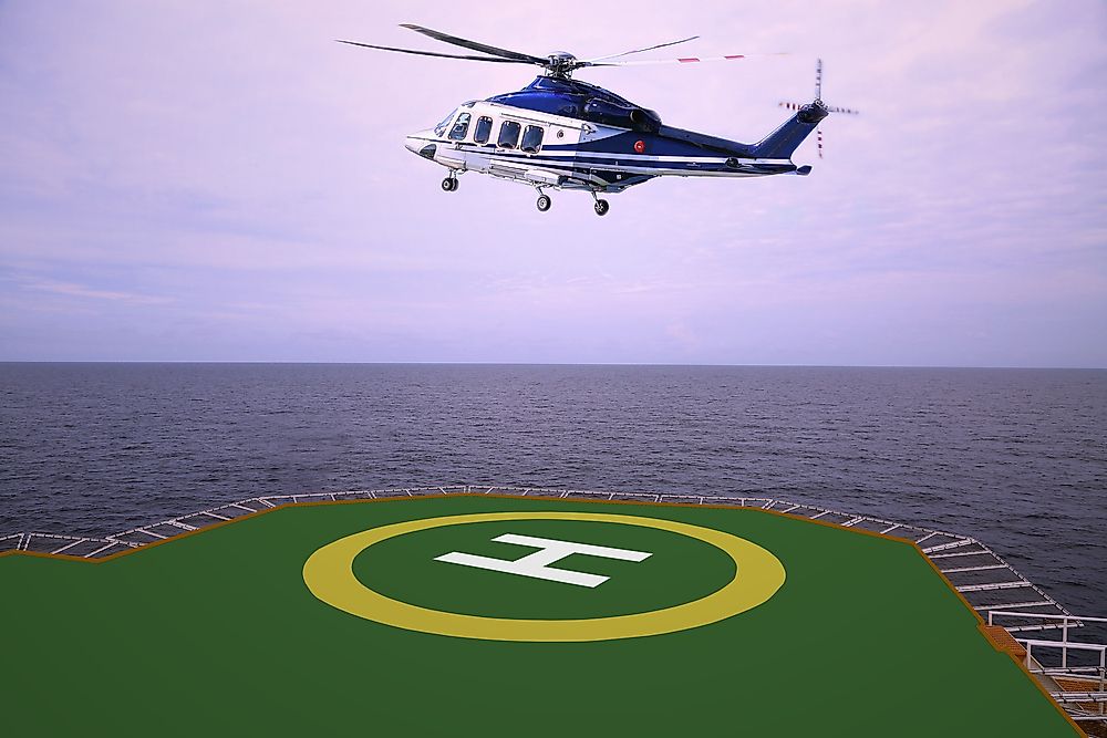 VLFSs can be used as floating airports and landing pads.