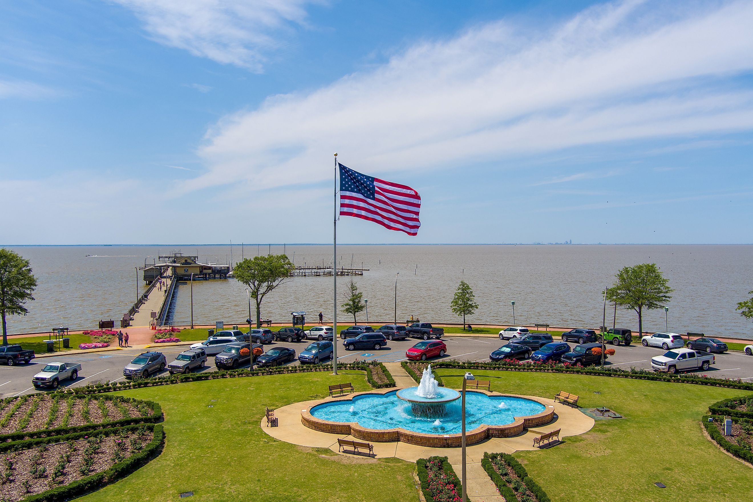 The town of Fairhope in Alabama.