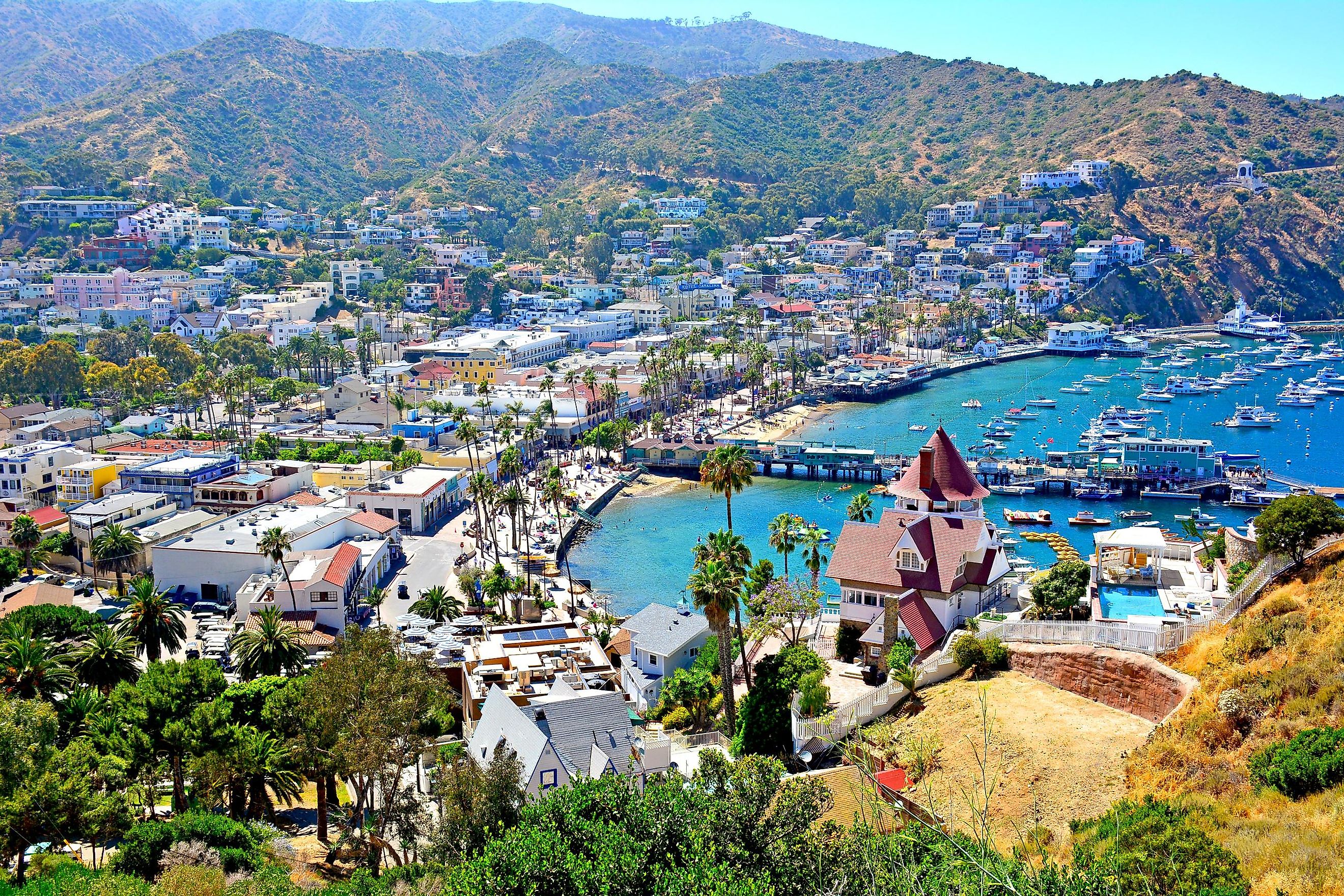 A gorgeous town of Avalon, California.