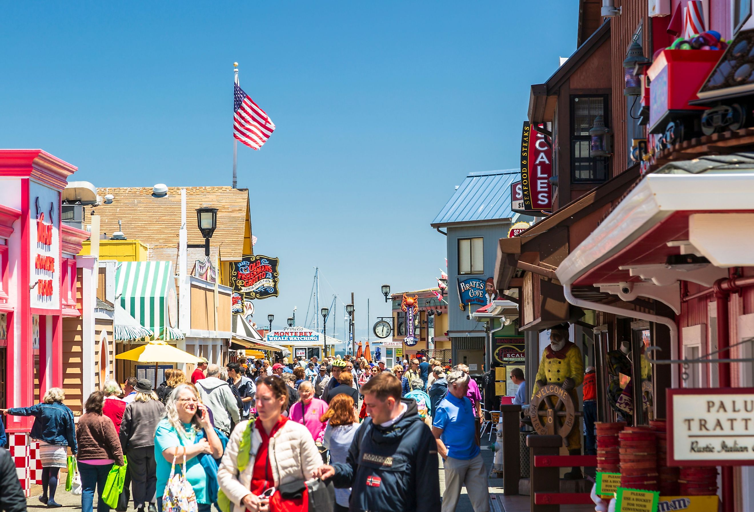 Fisherman's Wharf, Monterey, California. Image credit Toms Auzins via Shutterstock