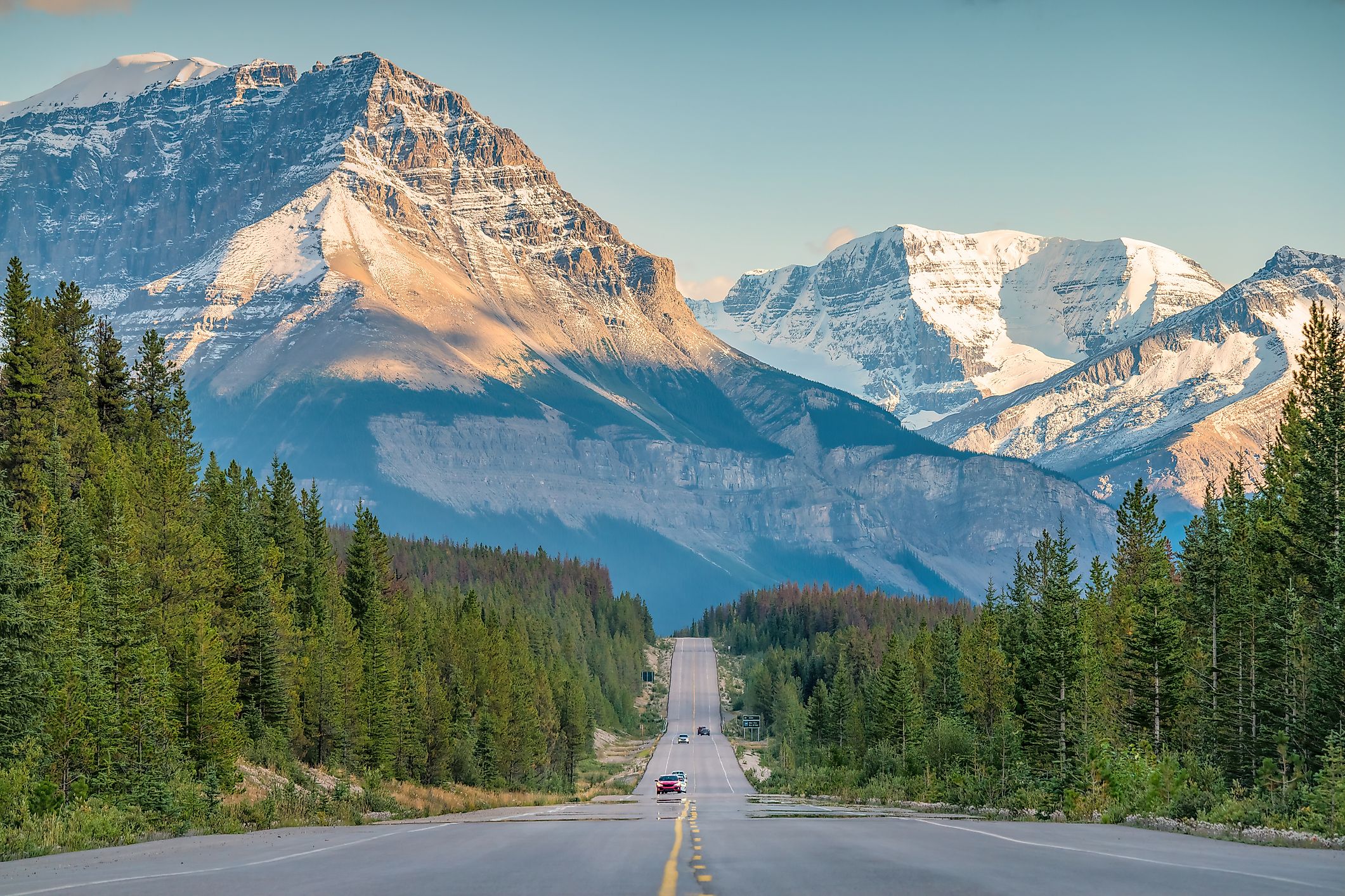 The Rocky Mountains in Jasper National Park, Alberta