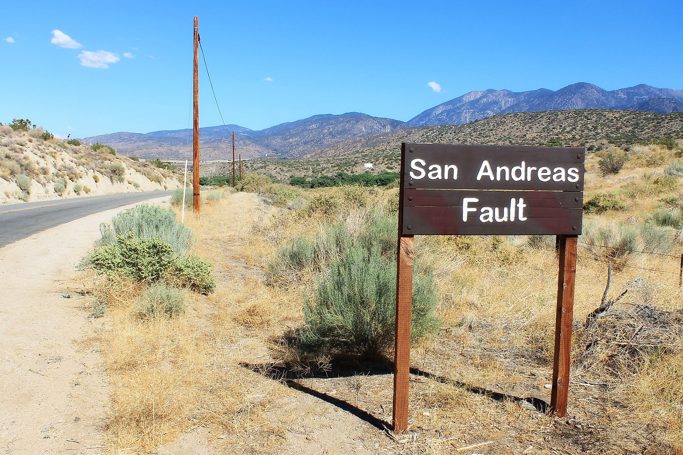 The San Andreas Fault passes through Southern California.