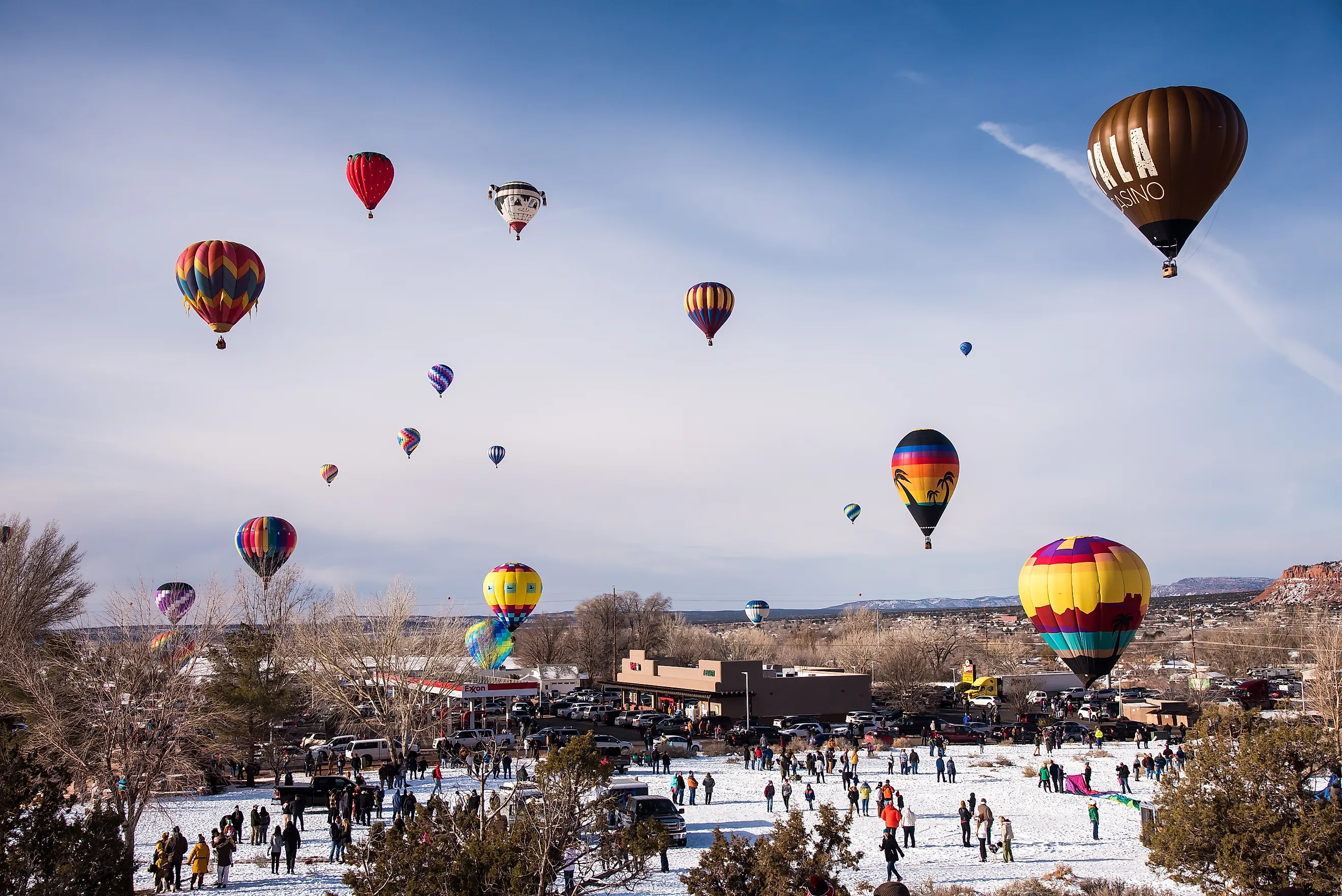 Kanab, Utah's annual Balloons and Tunes Festival. Shutterstock, shutterstock-2266149245.jpg