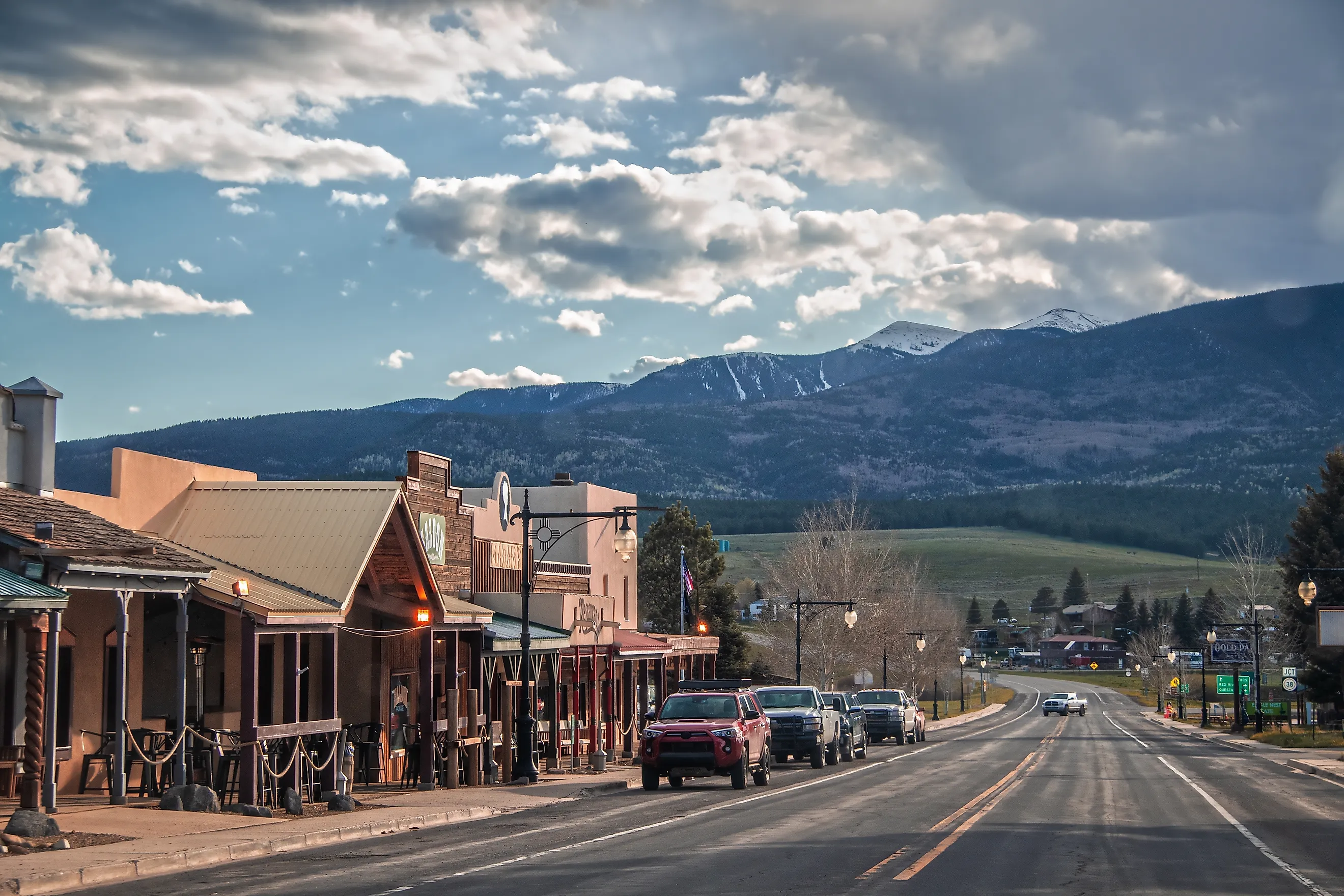 Downtown Red River, New Mexico. Editorial Credit: Vineyard Perspective / Shutterstock.com