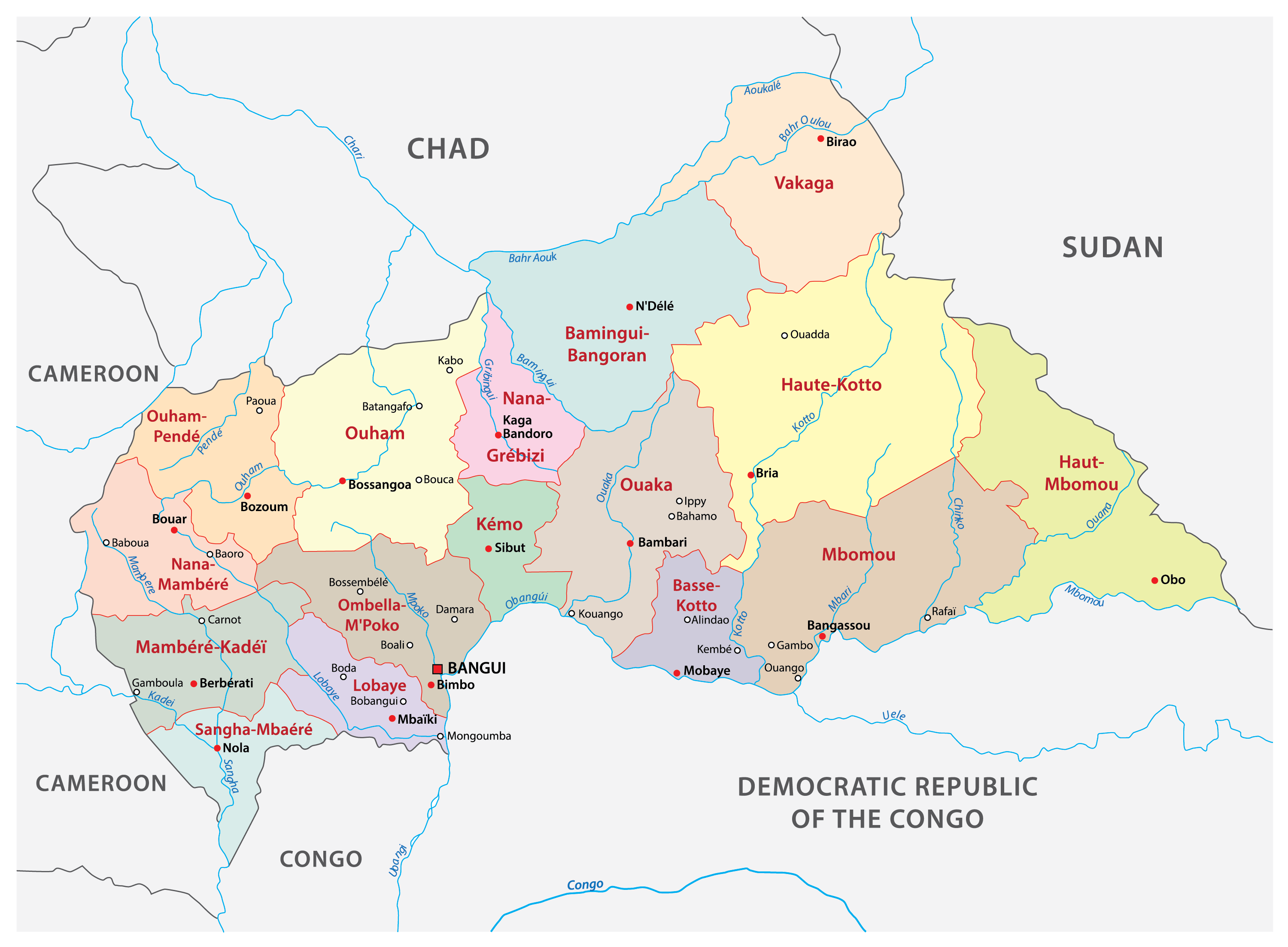 Map Of Central Africa Photos Cantik